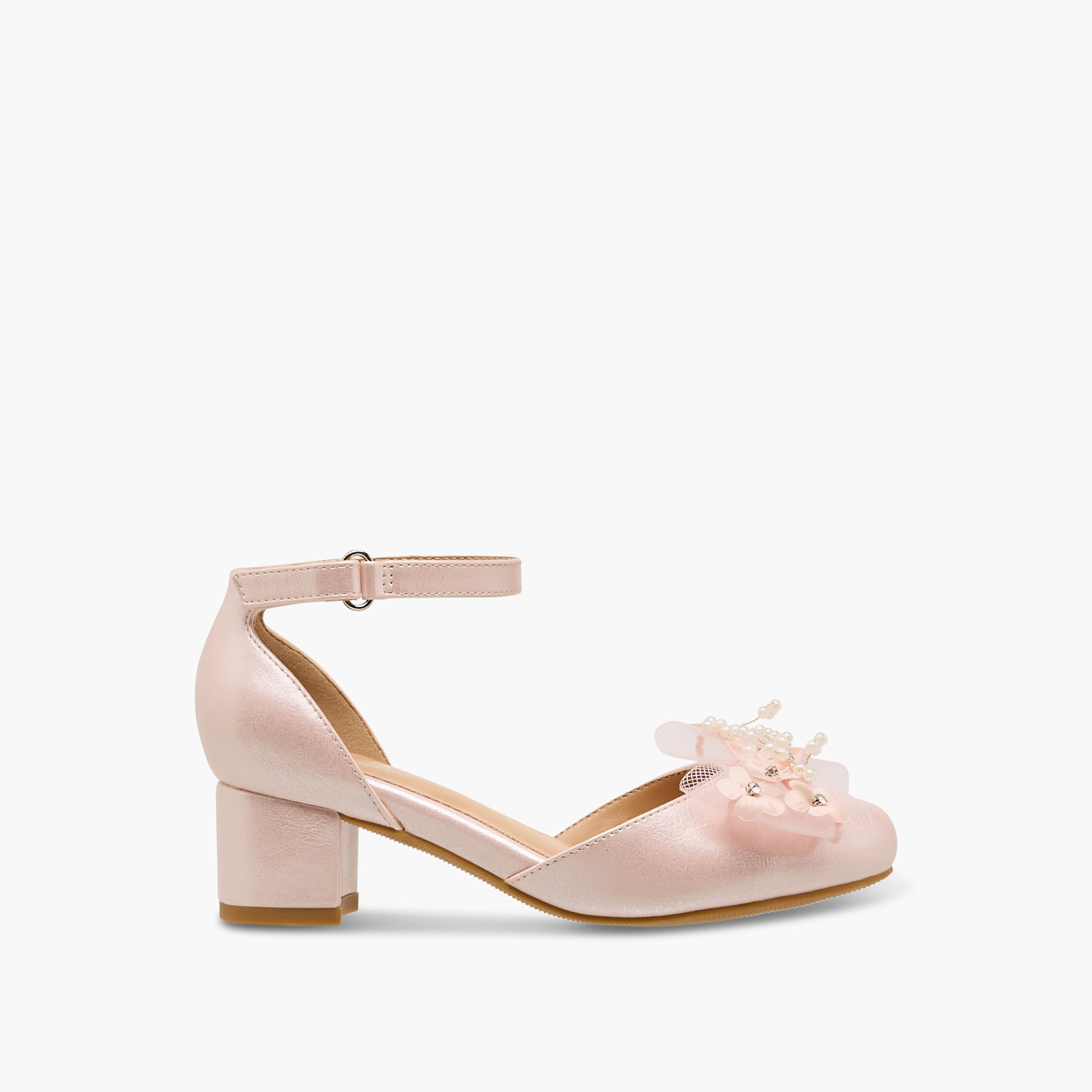 Celeste Girls Block Heel Sandals-girls-shoes-sandals-image-4