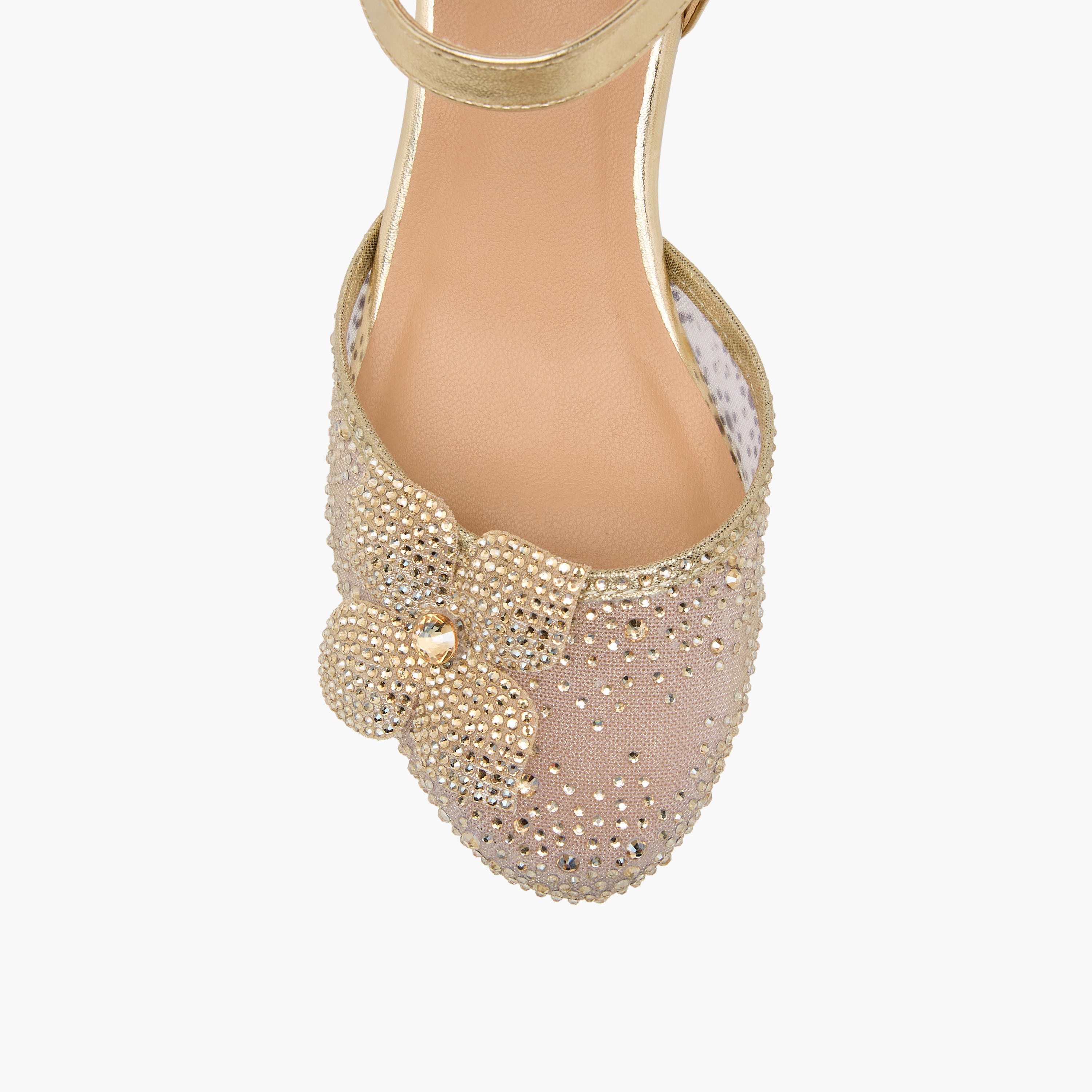 صندل بكعب عريض وتزيينات زهرية للبنات من سيليست-girls-shoes-sandals-image-5