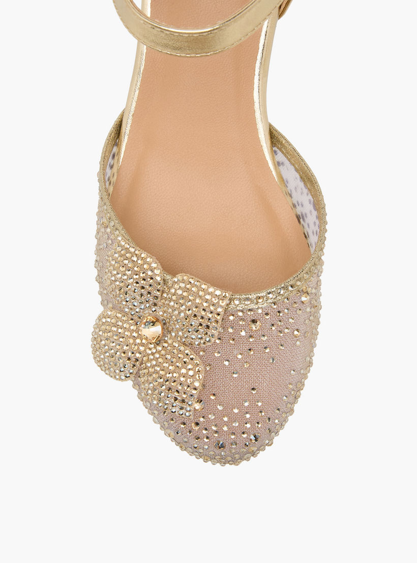 صندل بكعب عريض وتزيينات زهرية للبنات من سيليست-girls-shoes-sandals-image-5
