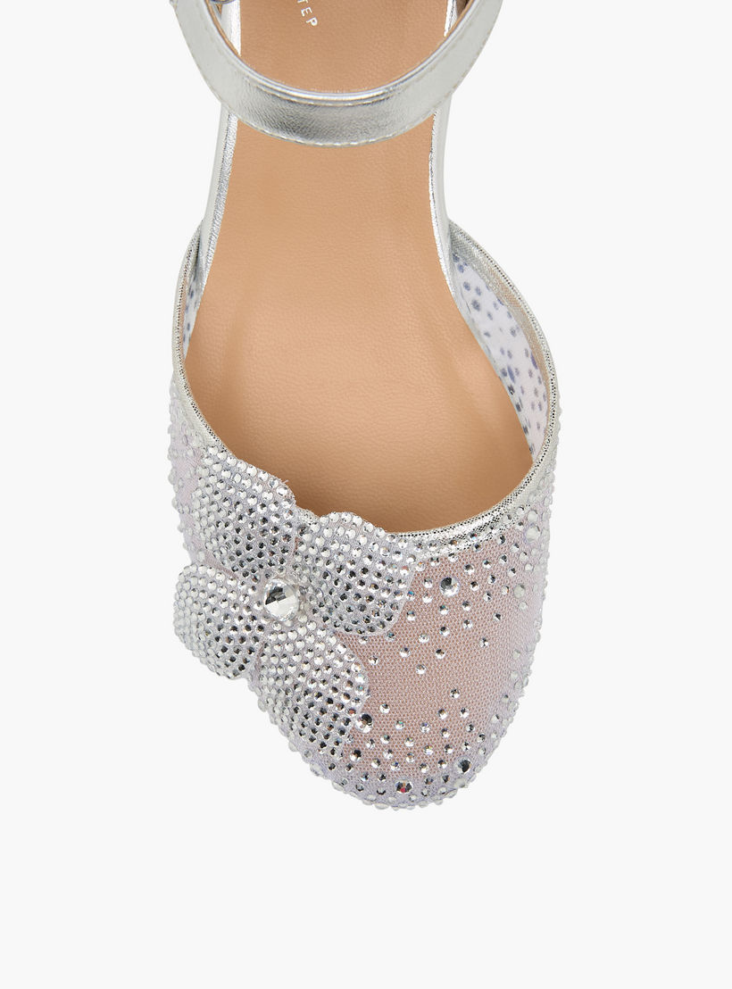 صندل بكعب عريض وتزيينات زهرية للبنات من سيليست-girls-shoes-sandals-image-4