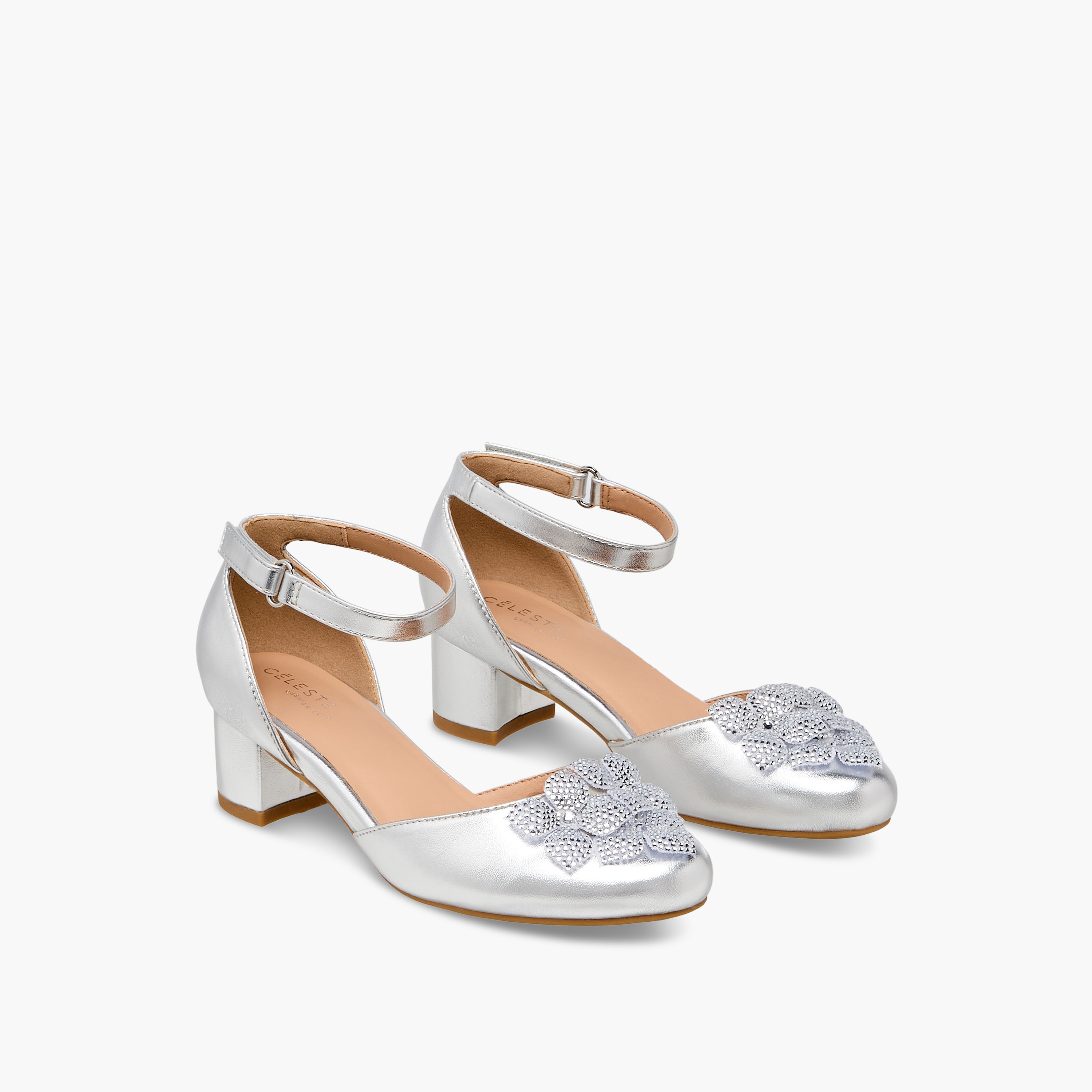 حذاء مزين بالزهور للبنات من سيلست-girls-shoes-sandals-image-6