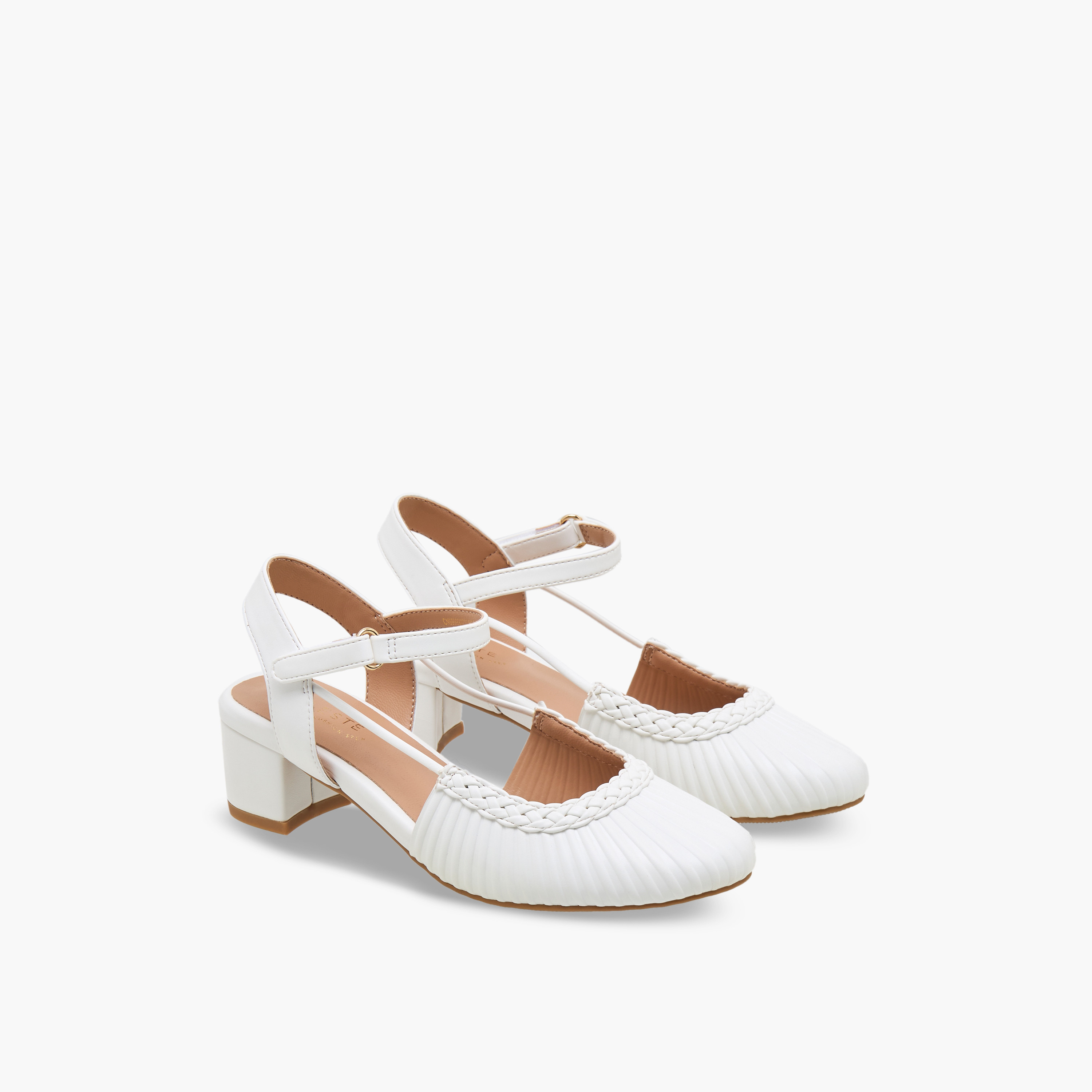 حذاء بارز الملمس بكعب عريض للبنات من سيليست-girls-shoes-sandals-image-1