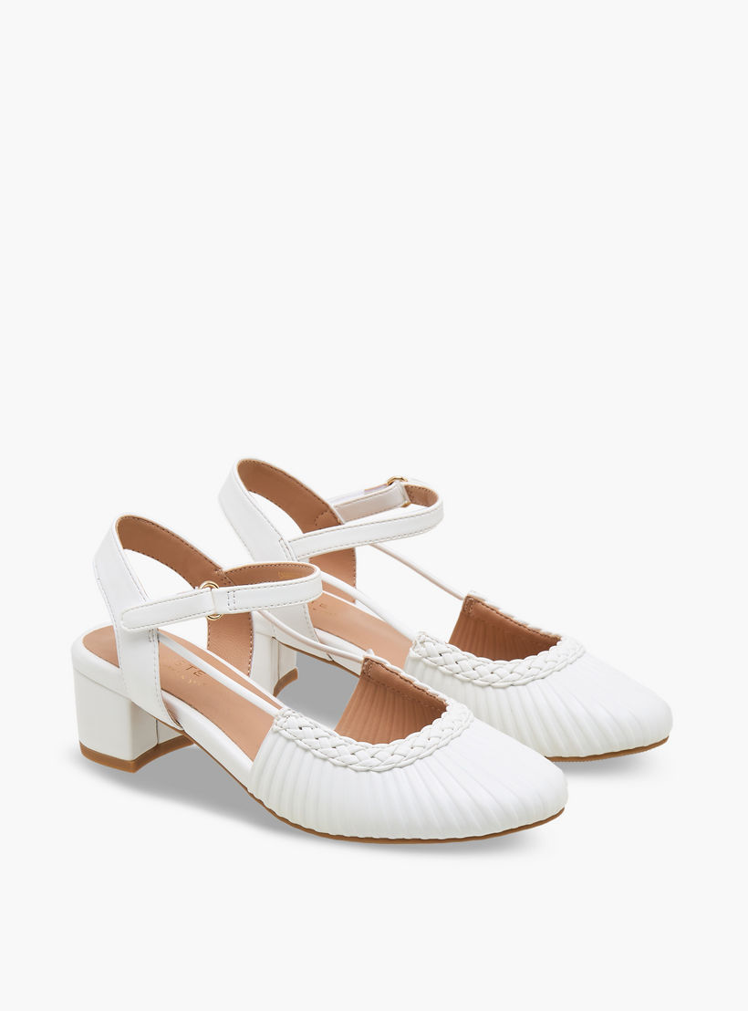 حذاء بارز الملمس بكعب عريض للبنات من سيليست-girls-shoes-sandals-image-1