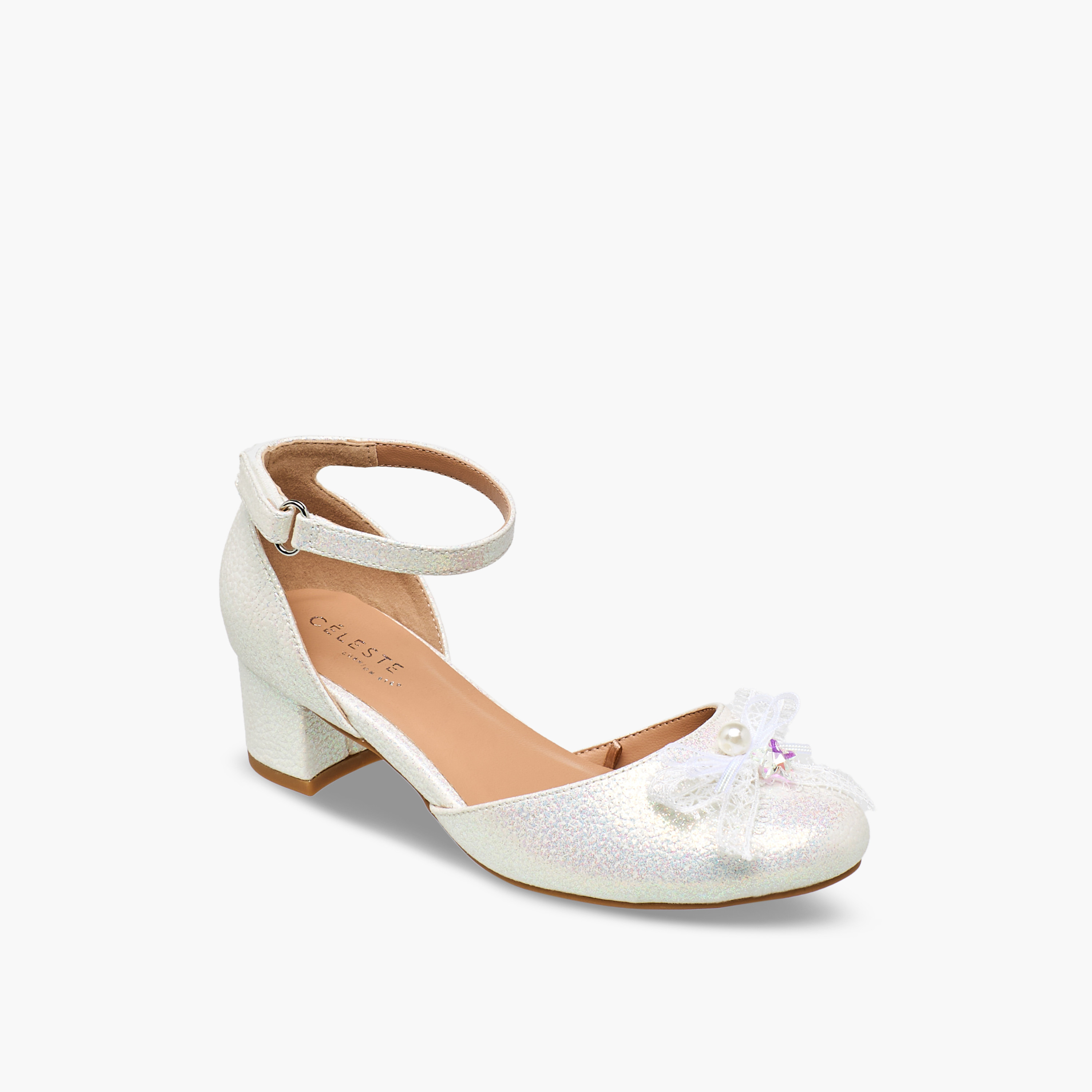 صندل بكعب عريض مزين بفيونكة للبنات من سيليست-girls-shoes-sandals-image-2