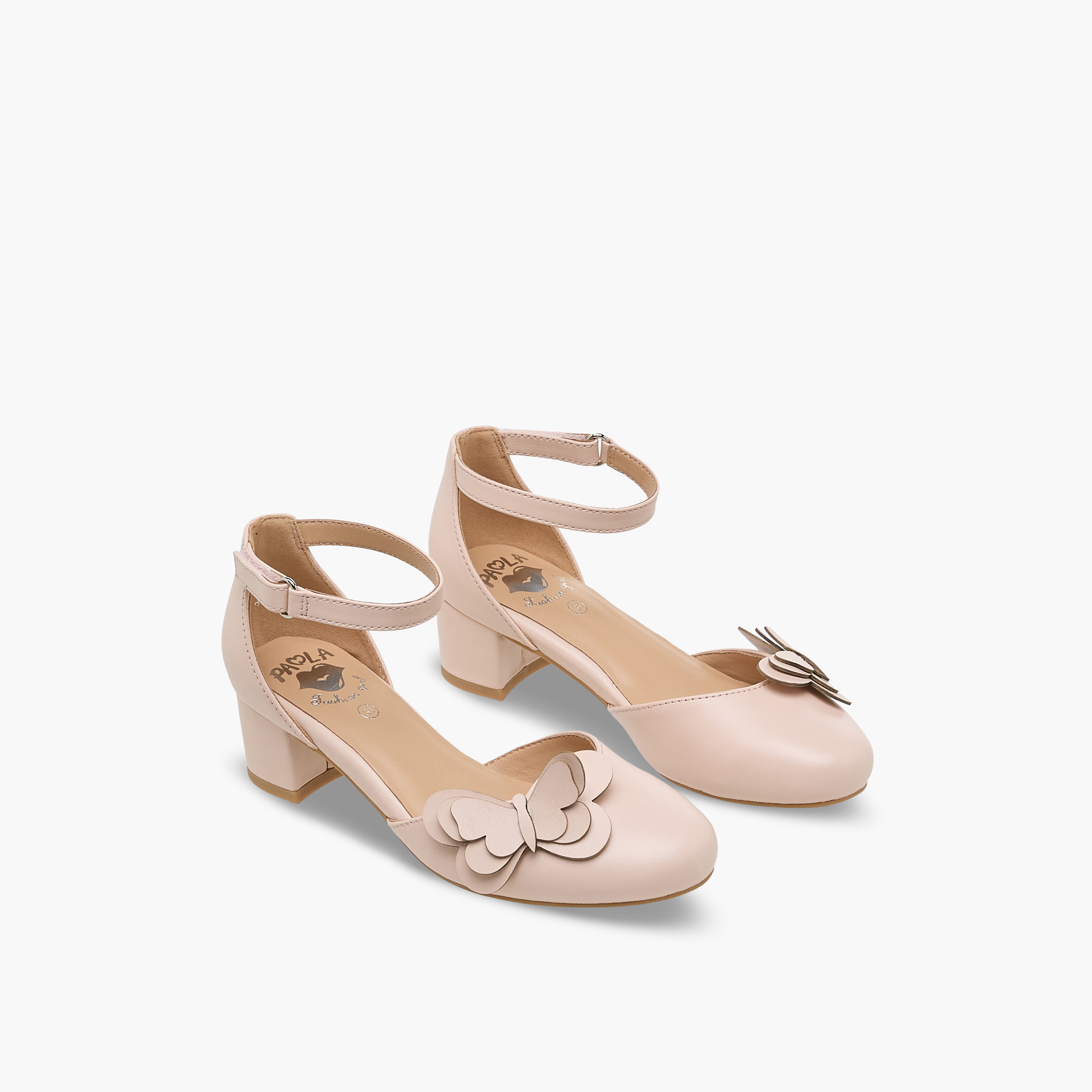 Pablosky Girls Block Heel Shoes-girls-shoes-sandals-image-1