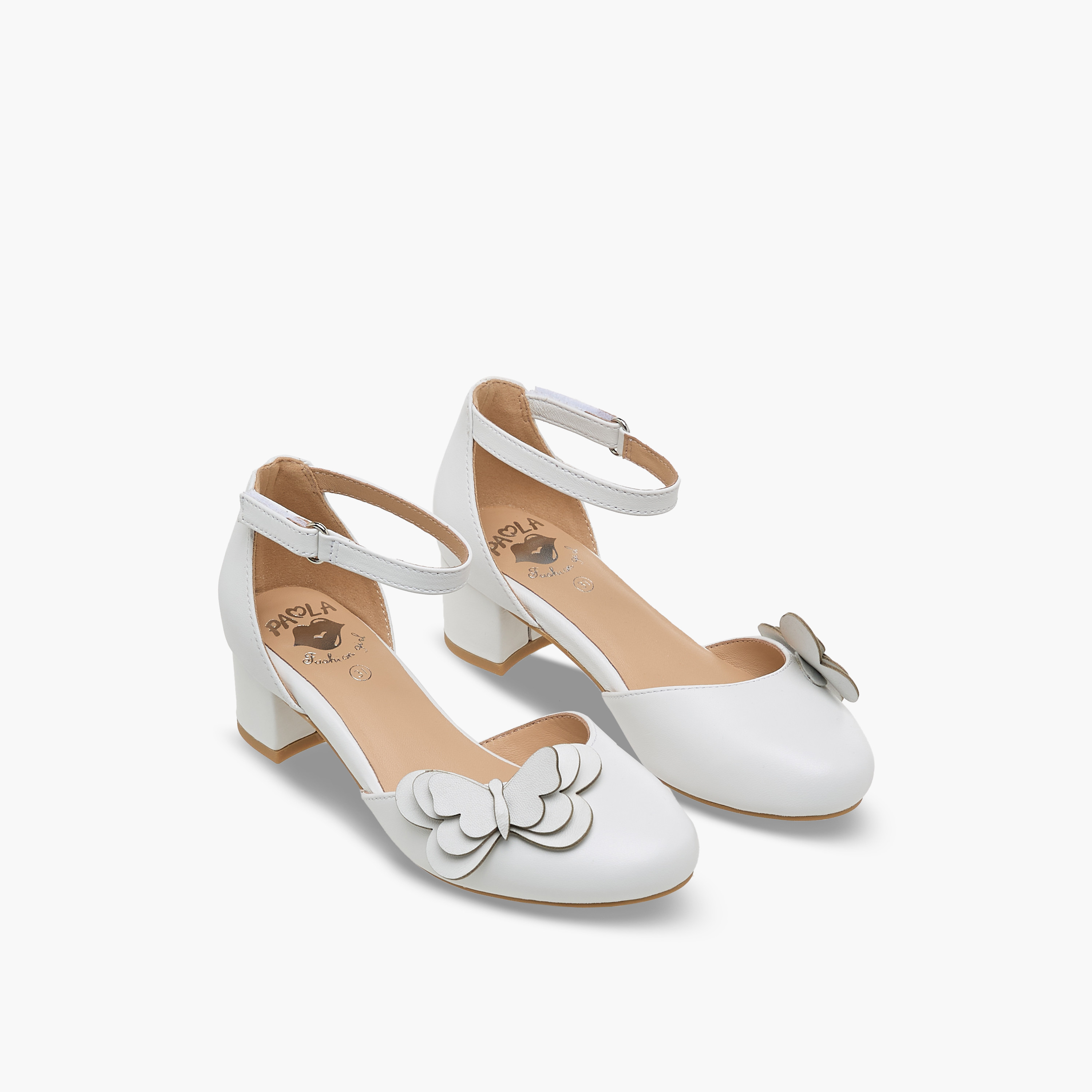 Pablosky Girls Block Heel Shoes-girls-shoes-sandals-image-1