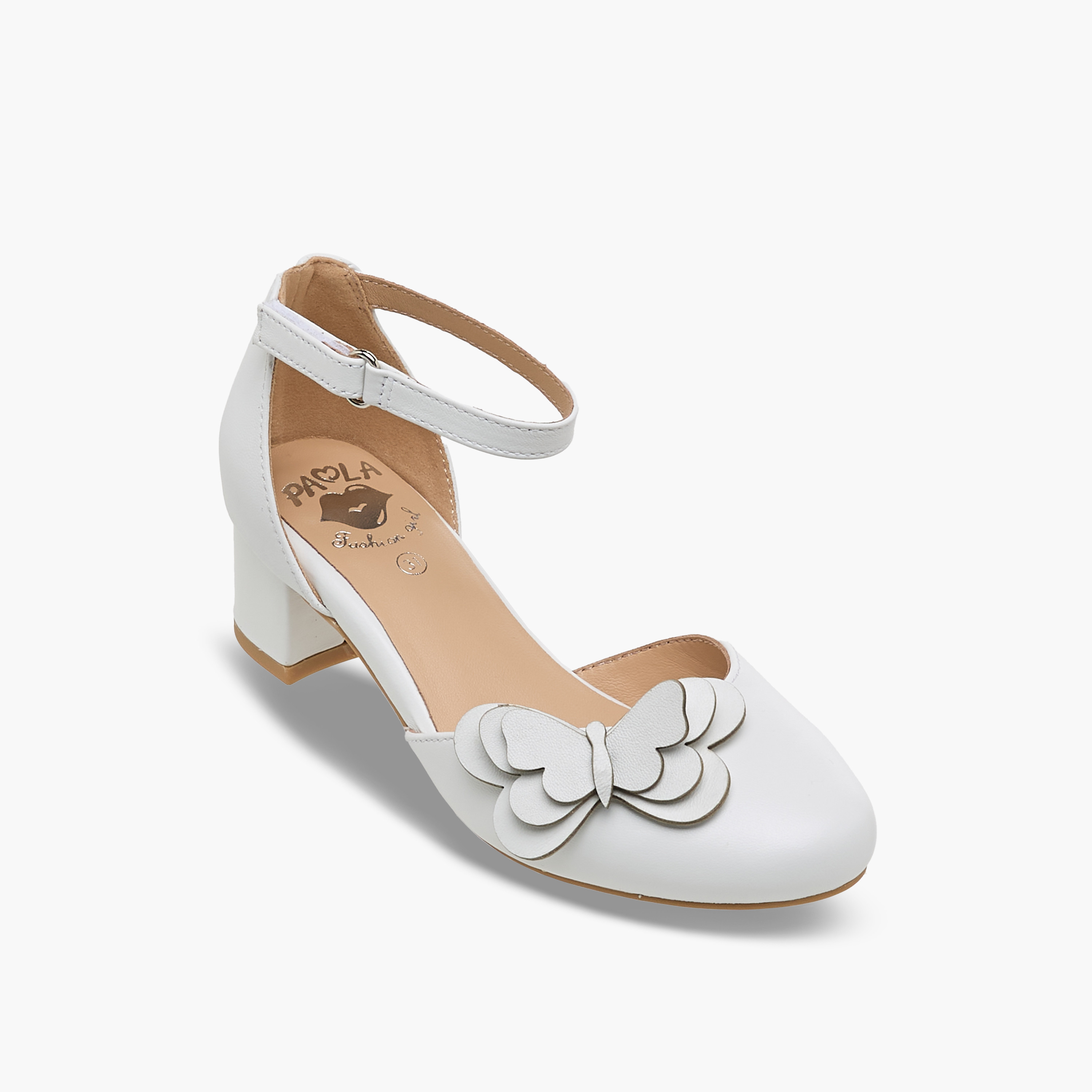 Pablosky Girls Block Heel Shoes-girls-shoes-sandals-image-2