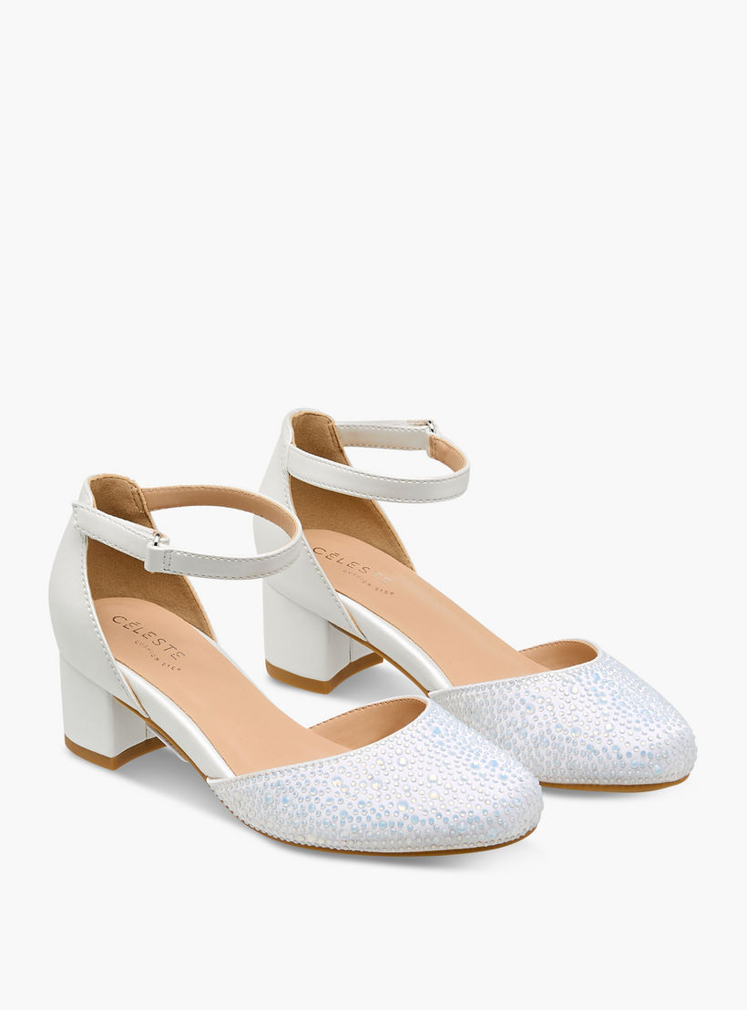 صندل مزين بكعب سميك للفتيات من سيليست-girls-shoes-sandals-image-1