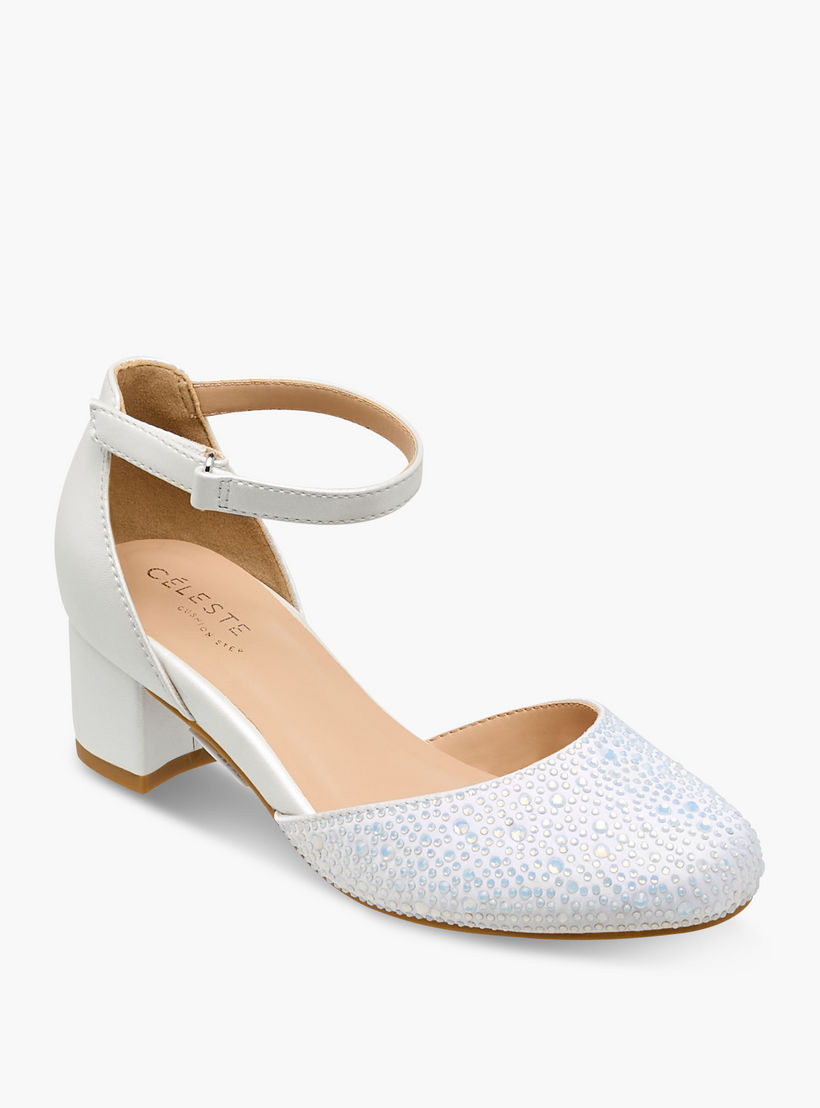 صندل مزين بكعب سميك للفتيات من سيليست-girls-shoes-sandals-image-2