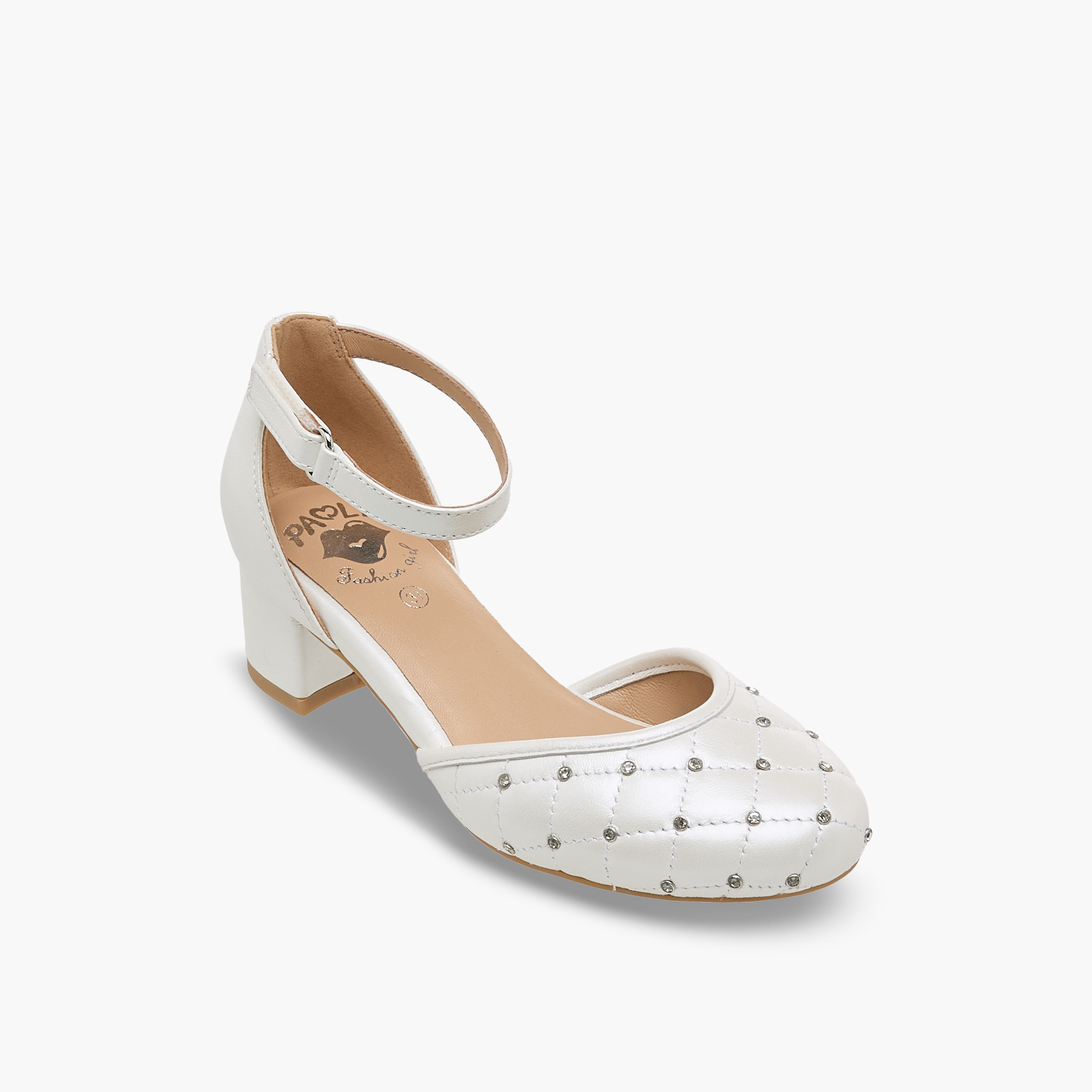 Pablosky Girls Block Heel Shoes-girls-shoes-sandals-image-2