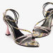 Haadana Women's Animal Print Sandals with Straps and Hourglass Heels-Women%27s Heel Sandals-thumbnailMobile-5