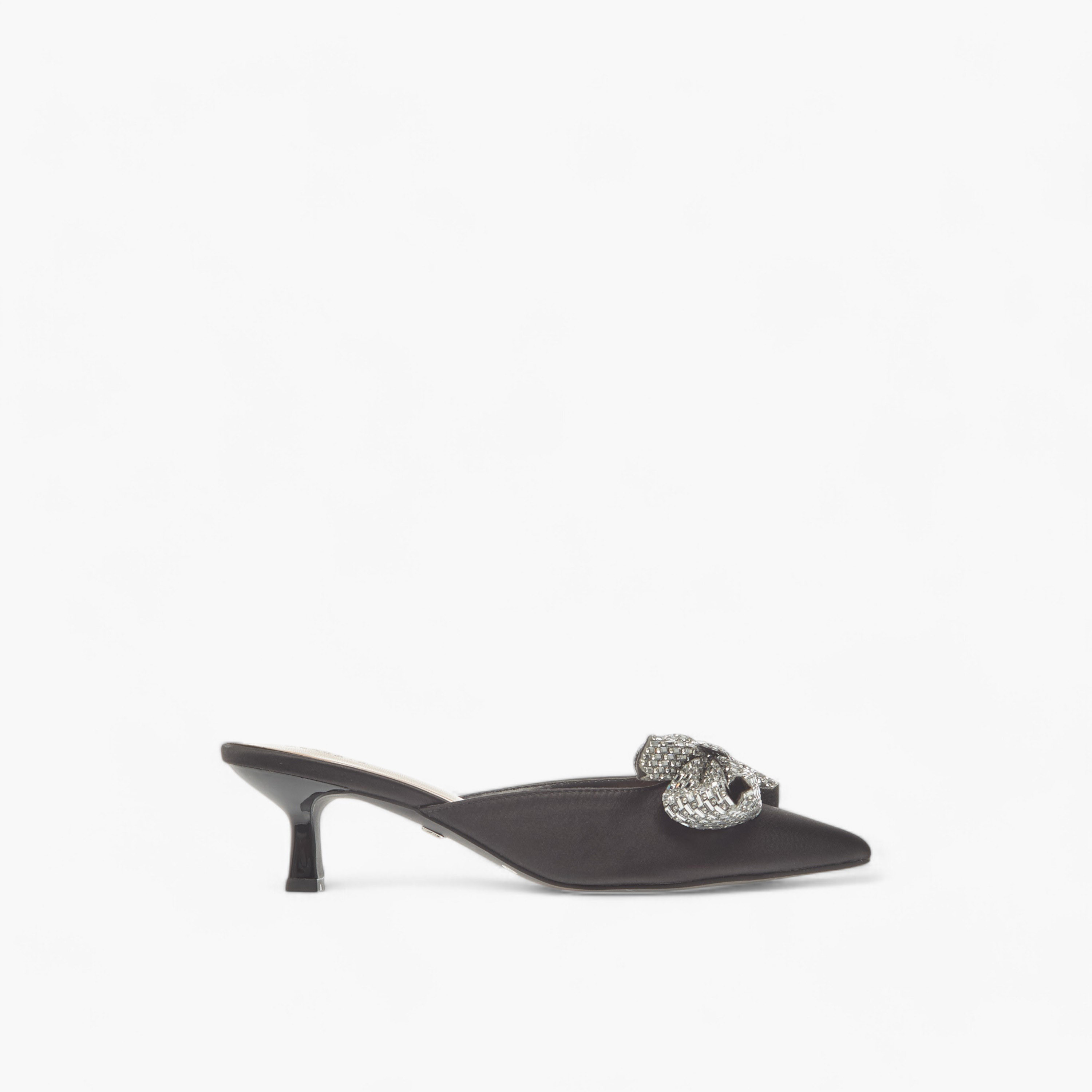 Celeste Women's Bow Embellished Slip-On Shoes with Kitten Heels-women-shoes-heels-image-3