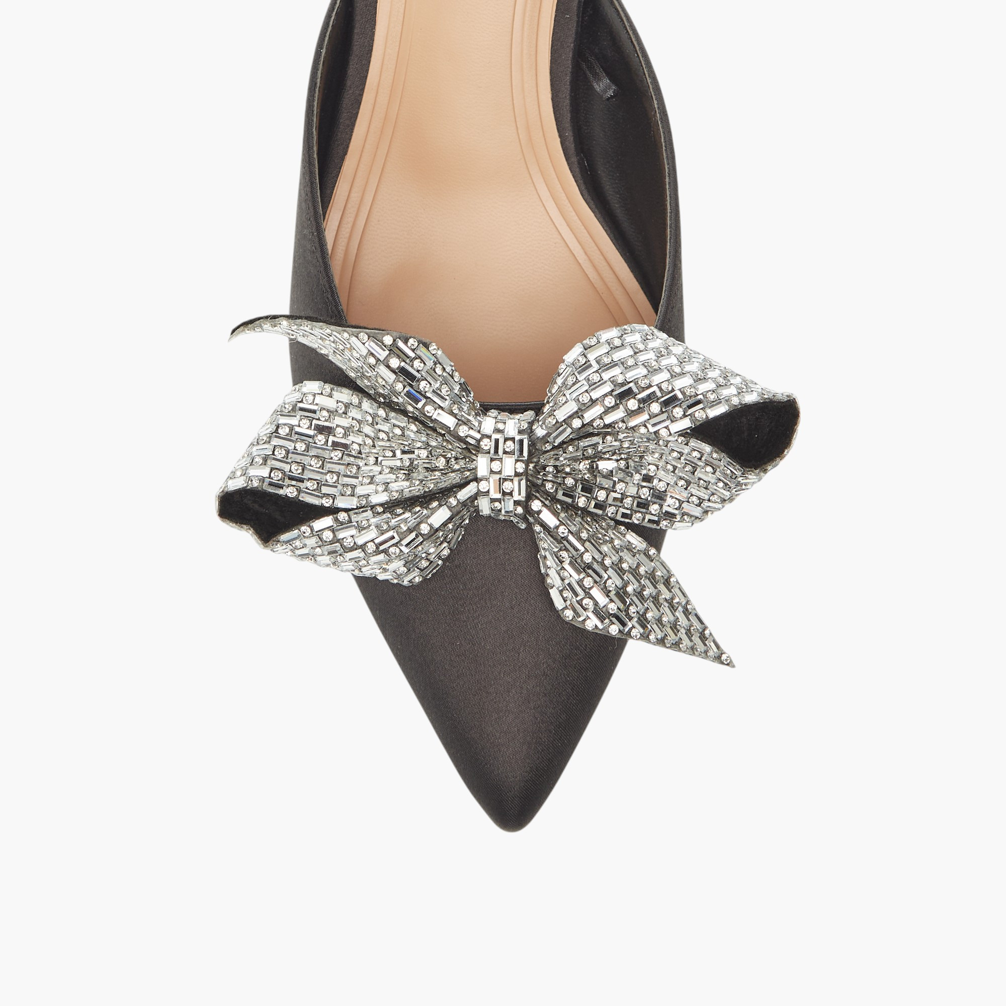 Celeste Women's Bow Embellished Slip-On Shoes with Kitten Heels-women-shoes-heels-image-4