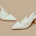 Elle Women's Slingback Block Heel Sandals with Buckle Closure-Women%27s Heel Shoes-thumbnail-2
