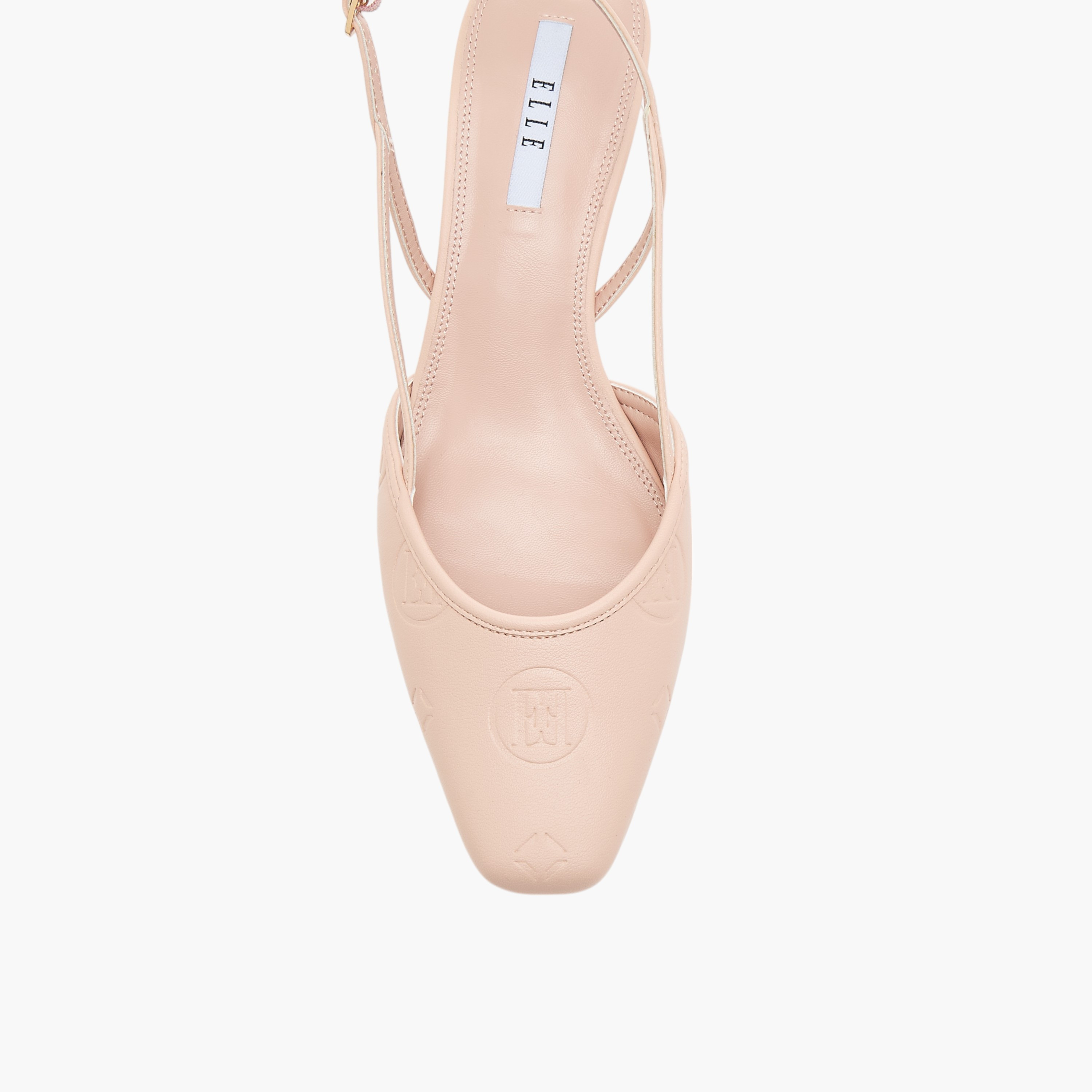 Elle Women's Square Toe Shoes with Buckle Closure and Kitten Heels-women-shoes-sandals-heeled-image-4