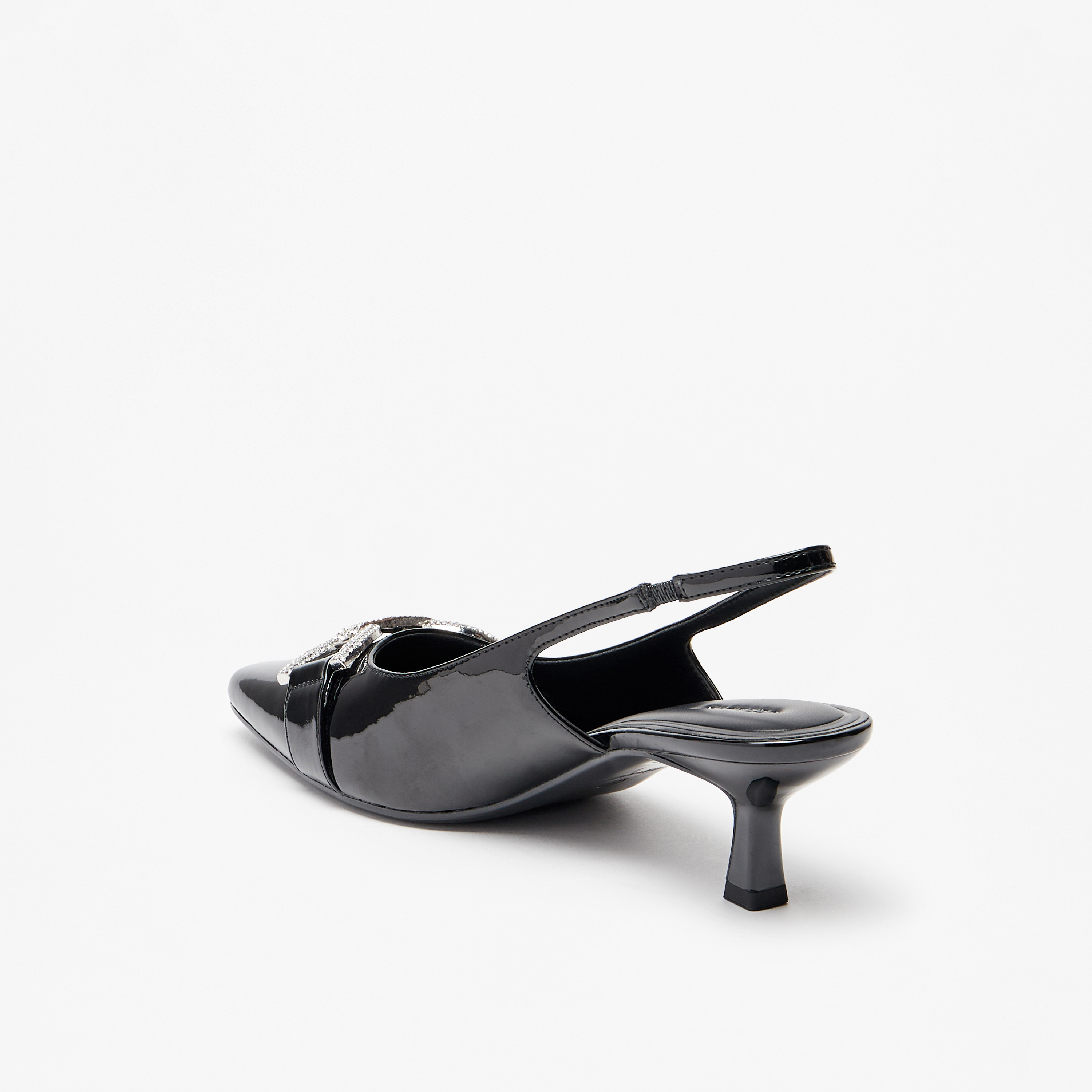 صندل مزيّن بحزام خلفي وكعب صغير للنساء من سيليست-women-shoes-heels-image-2