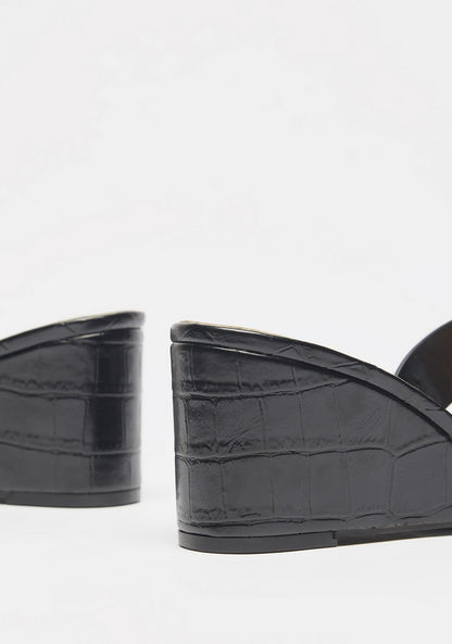 Celeste Women's Slip-On Sandals with Wedge Heels-Women%27s Heel Sandals-image-3