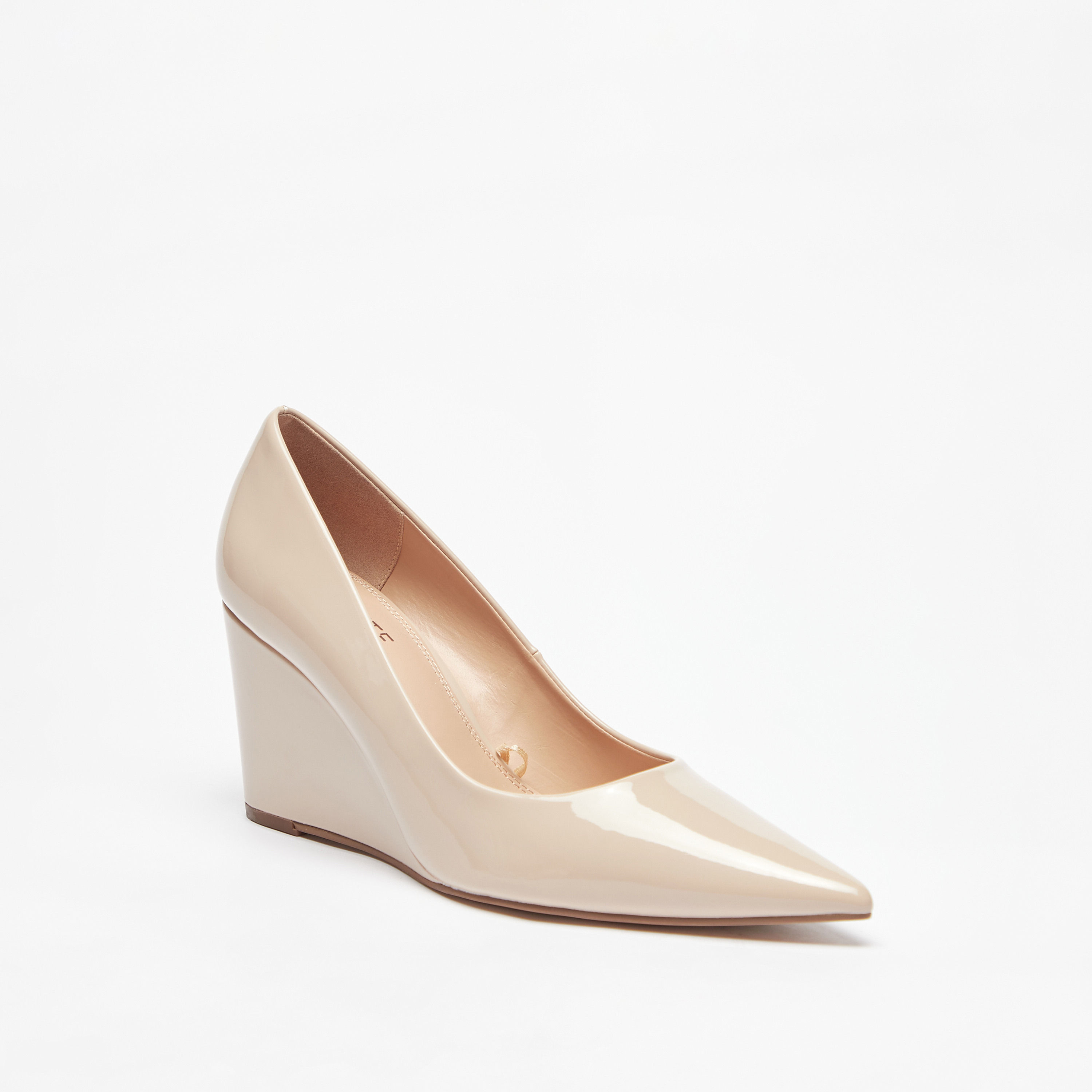 Pointed toe 2025 wedge pumps