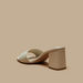 Elle Women's Textured Slip-On Sandals with Block Heels-Women%27s Heel Sandals-thumbnail-2