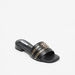 Elle Women's Monogram Accent Slip-On Sandals with Block Heels-Women%27s Heel Sandals-thumbnail-0