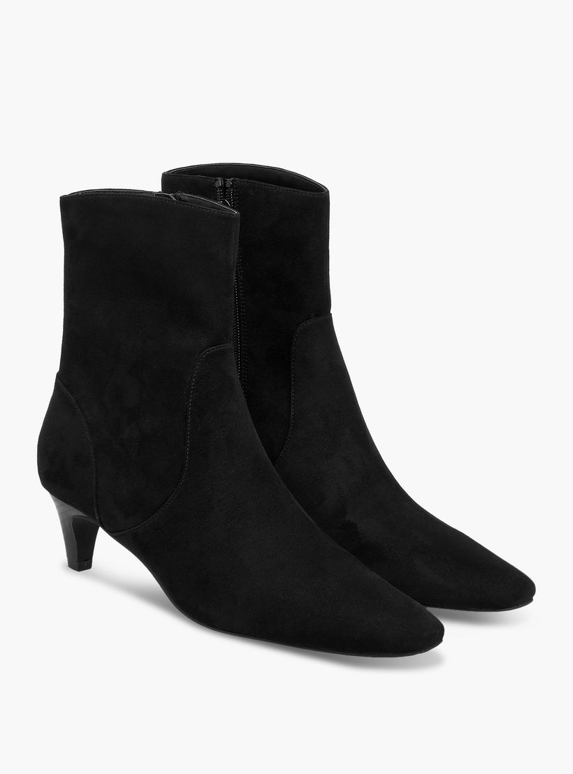 بوت كاحل بسحاب إغلاق وكعب صغير للنساء من سيليست-women-shoes-boots-image-1