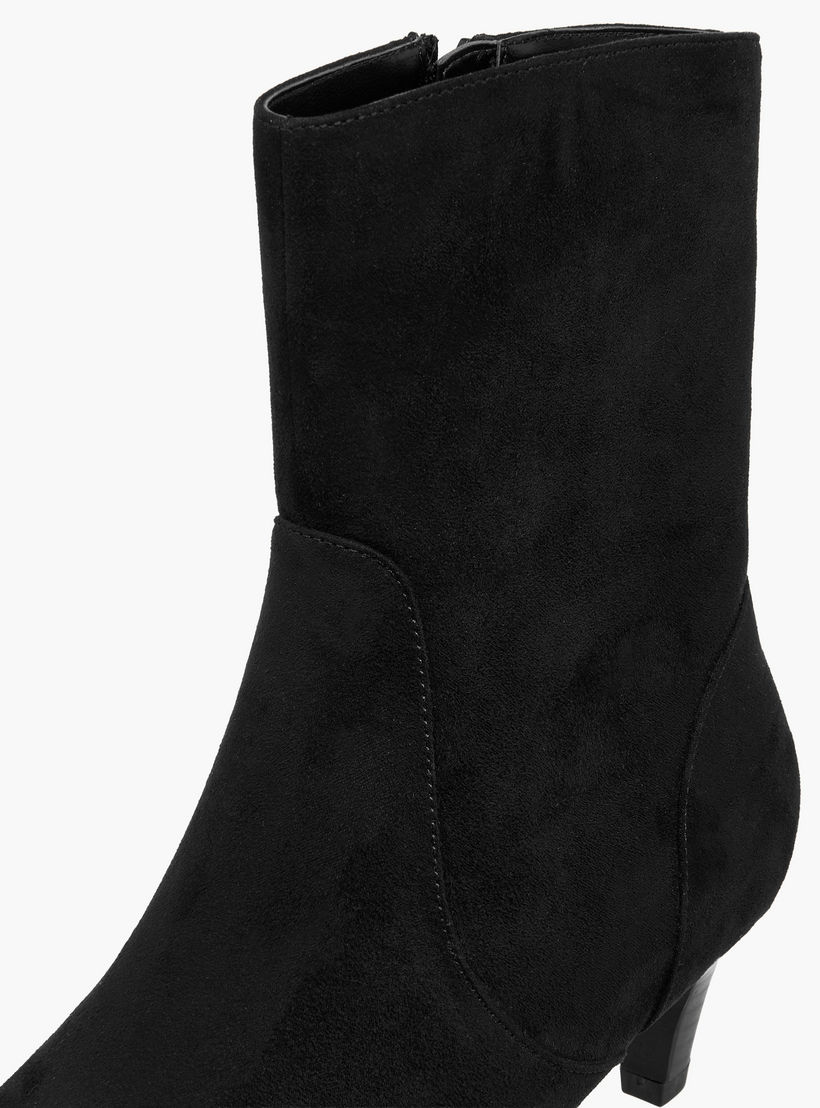 بوت كاحل بسحاب إغلاق وكعب صغير للنساء من سيليست-women-shoes-boots-image-4