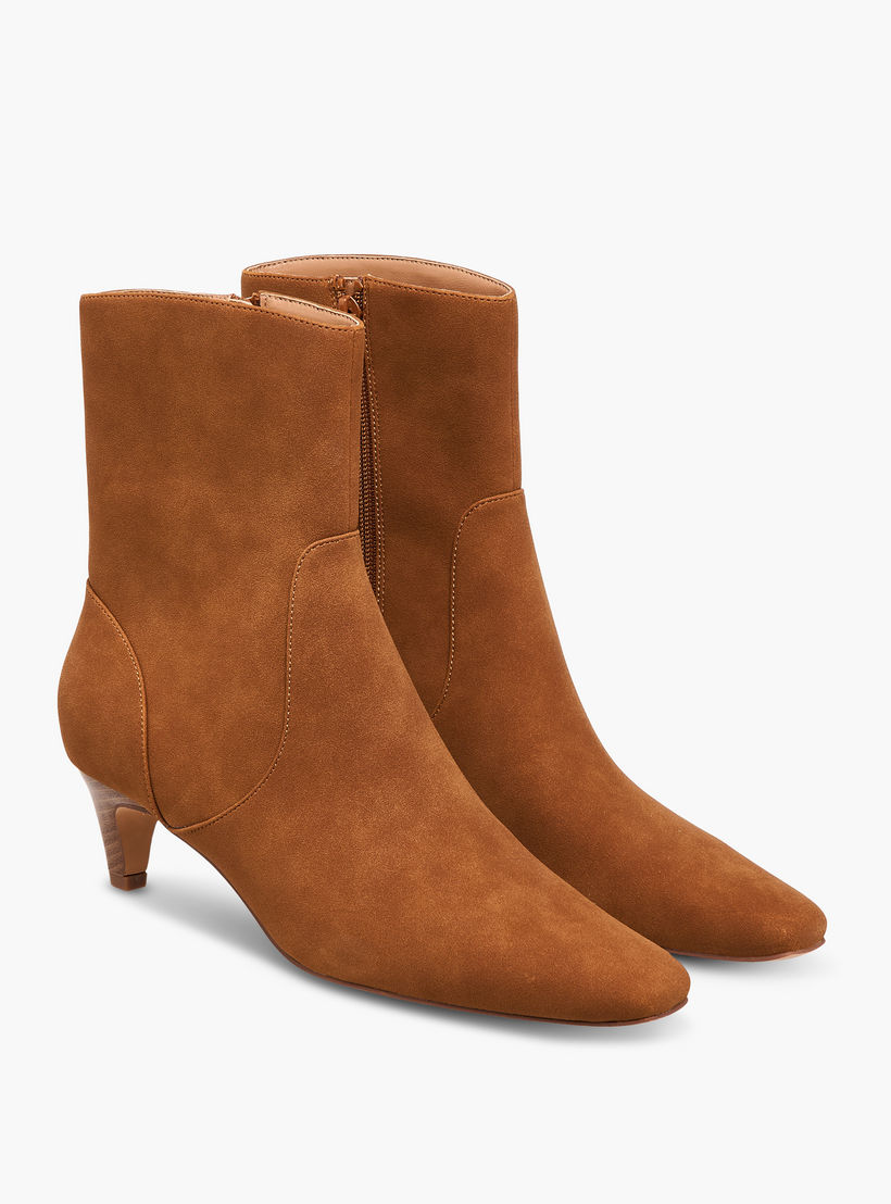 بوت كاحل بسحاب إغلاق وكعب صغير للنساء من سيليست-women-shoes-boots-image-1
