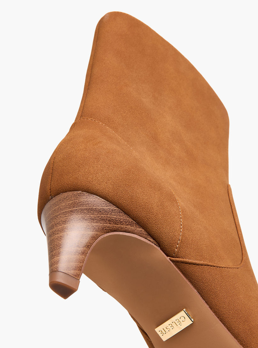 بوت كاحل بسحاب إغلاق وكعب صغير للنساء من سيليست-women-shoes-boots-image-6