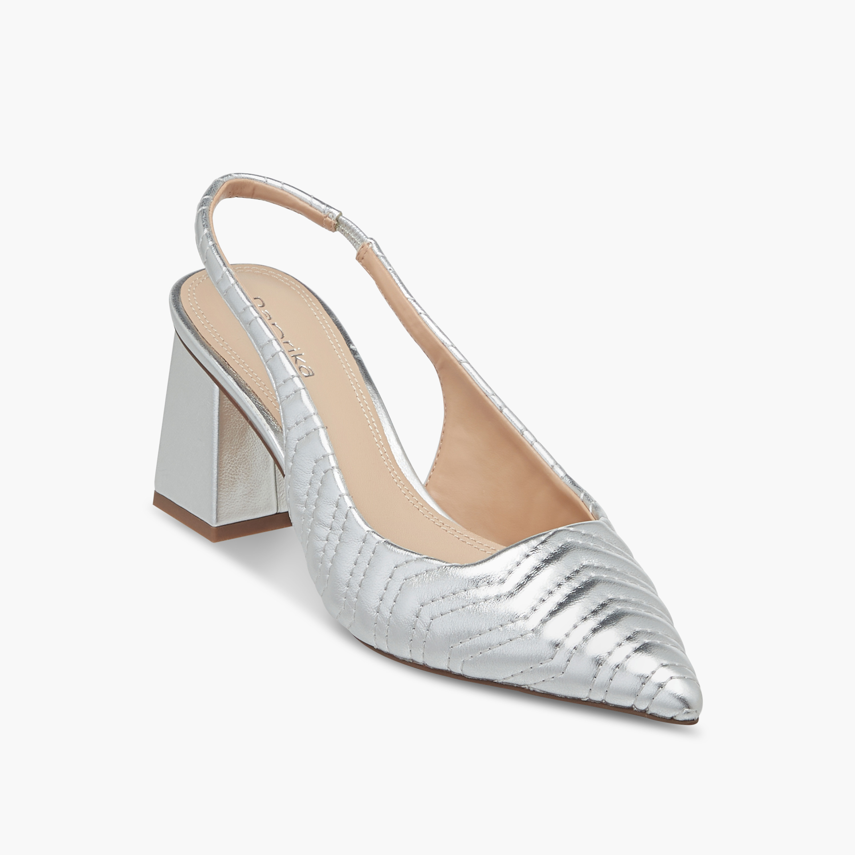 Paprika Quilted Slingback Mules with Block Heel-women-shoes-sandals-heeled-image-7