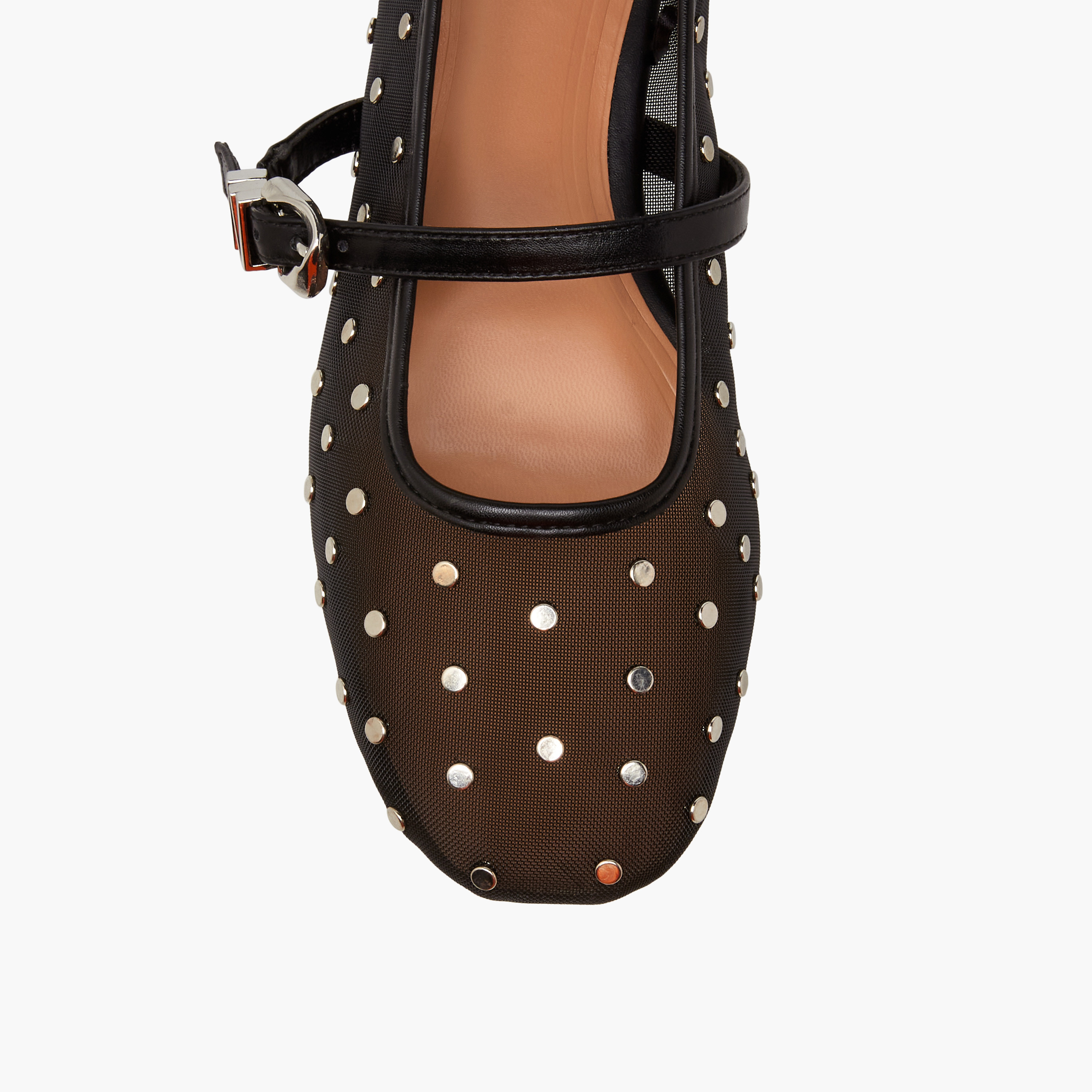 Celeste Women Studded Buckle Closure Ballerina Shoes-women-shoes-ballerinas-image-4
