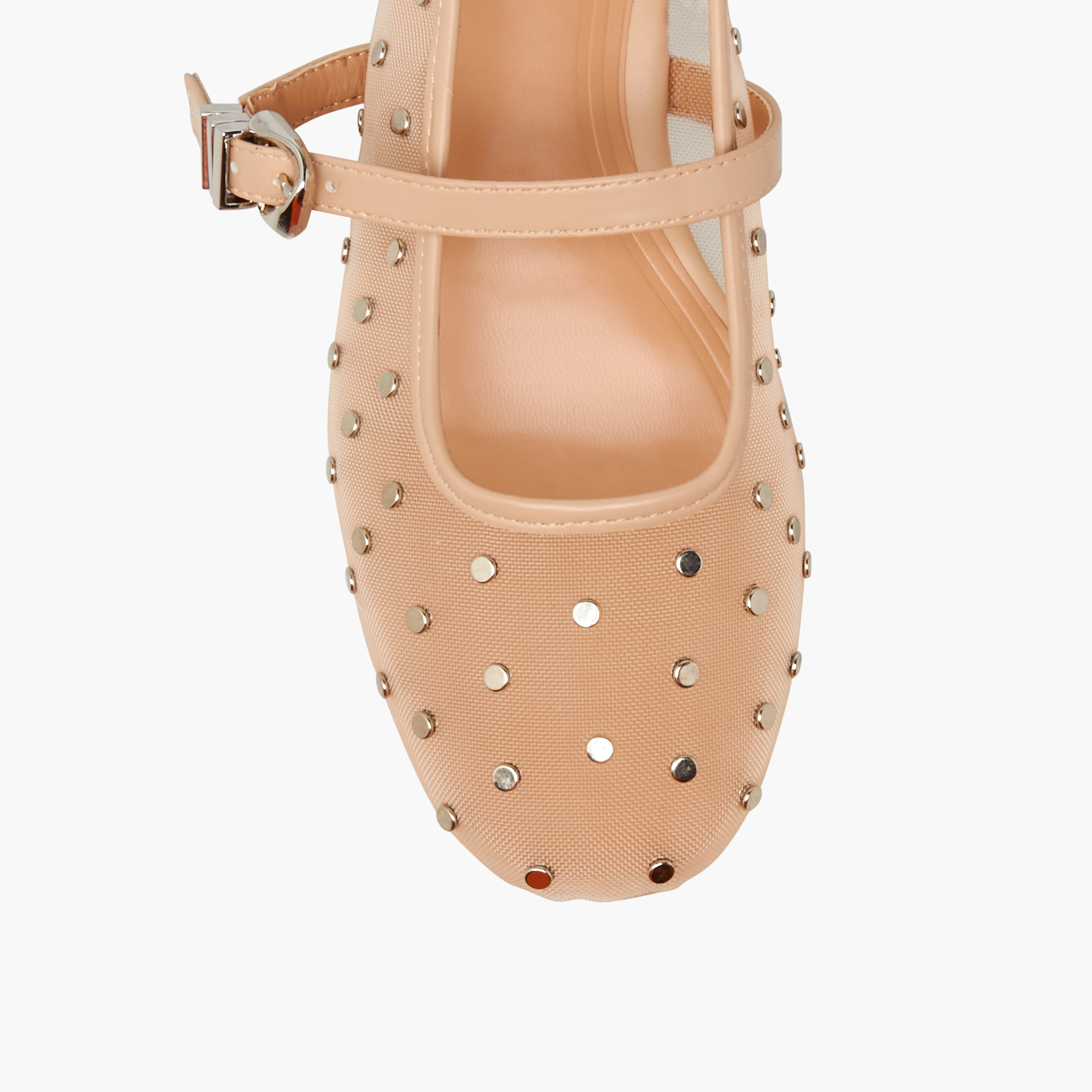 Celeste Women Studded Buckle Closure Ballerina Shoes-women-shoes-ballerinas-image-4