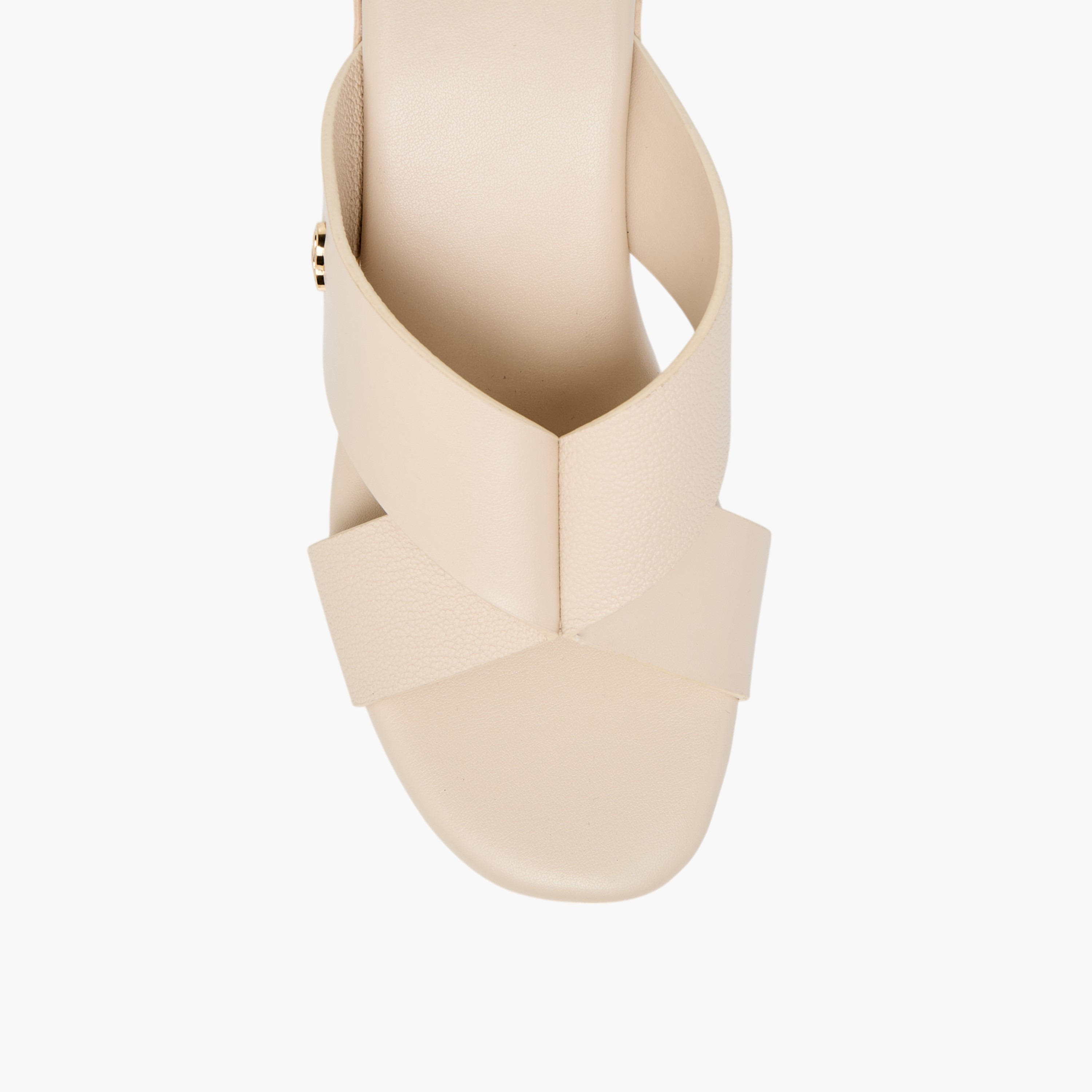 Celeste Women's Logo Accent Slip-On Cross Strap Sandals with Block Heels-women-shoes-sandals-heeled-image-4