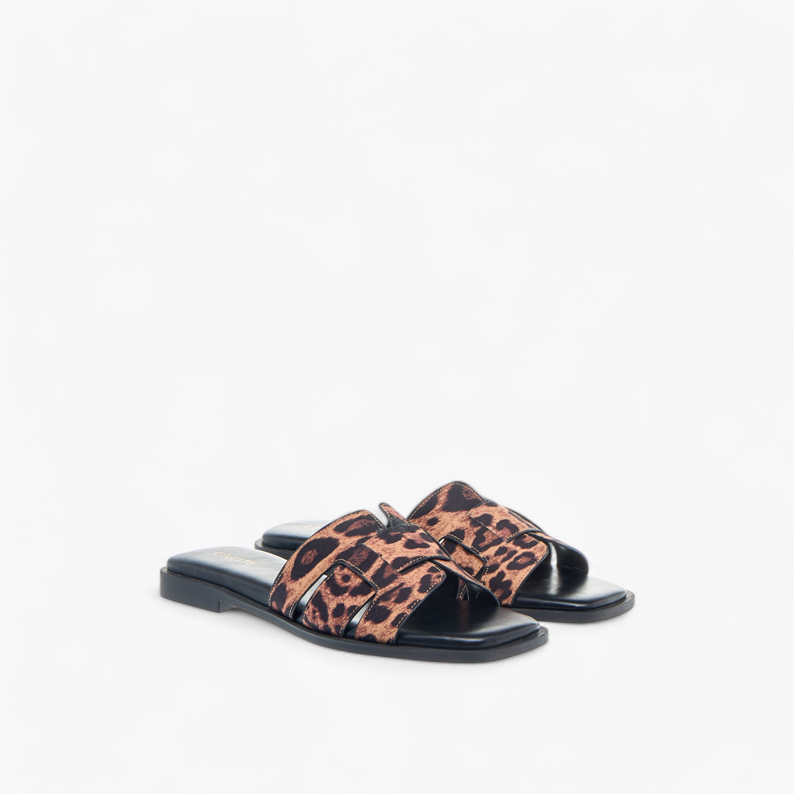Celeste Women's Animal Print Slip-On Sandals-women-shoes-flats-sandals-image-1