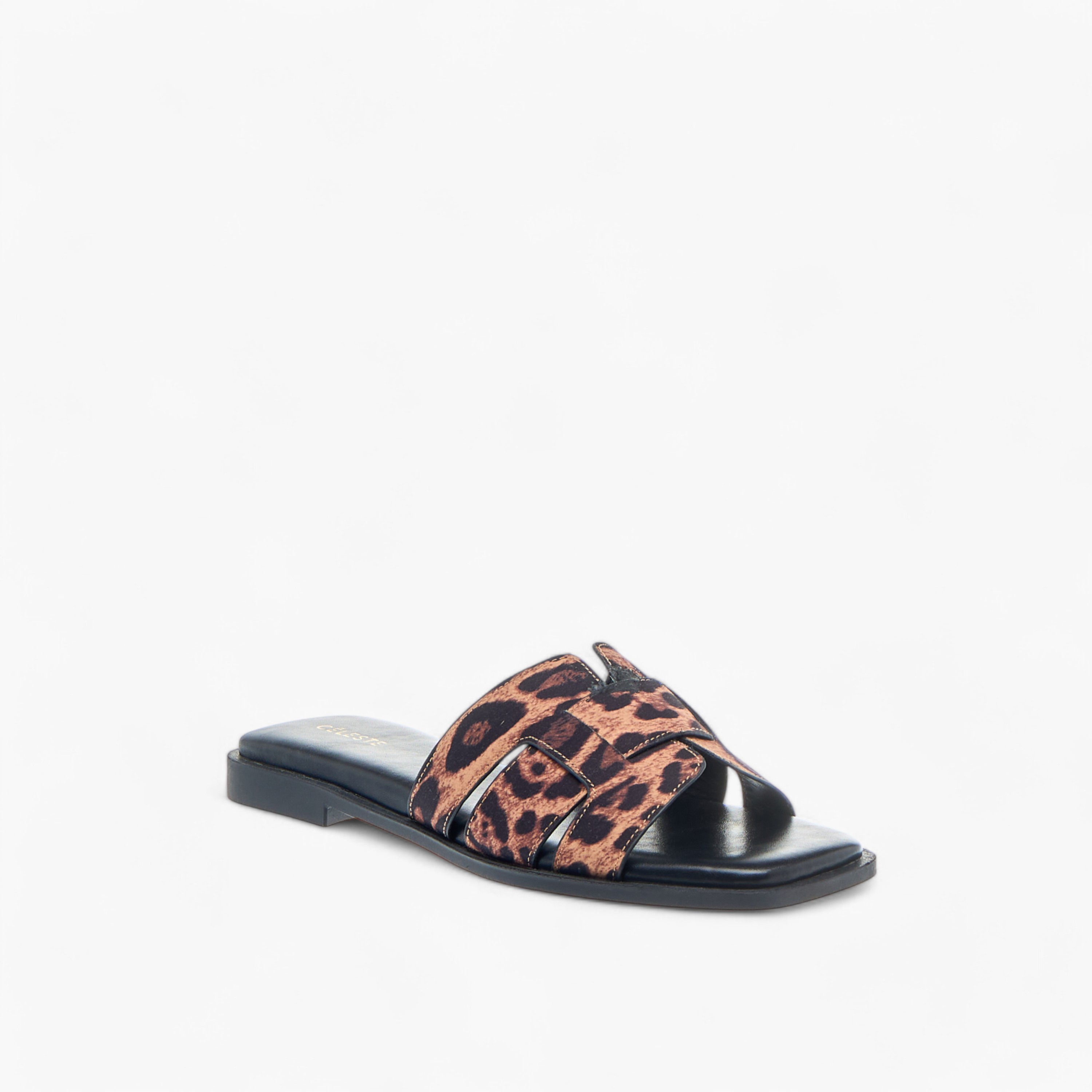 Celeste Women's Animal Print Slip-On Sandals-women-shoes-flats-sandals-image-2