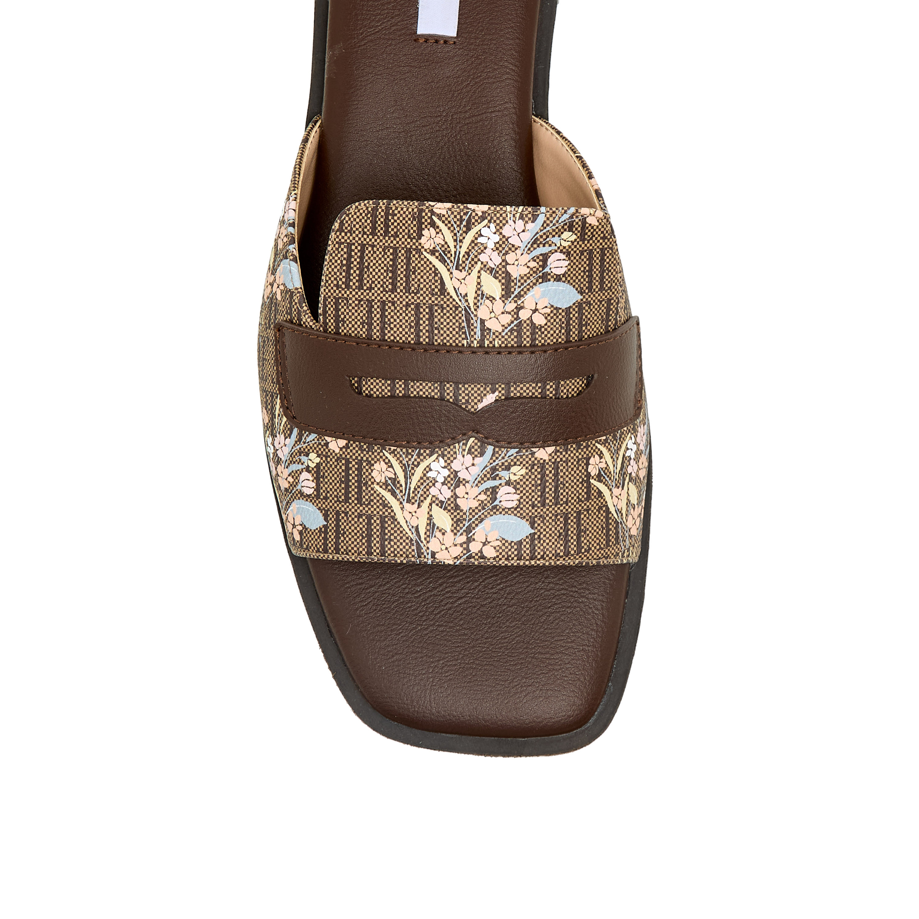 Elle Women Monogram Print Slide Sandals-women-shoes-flats-sandals-image-4