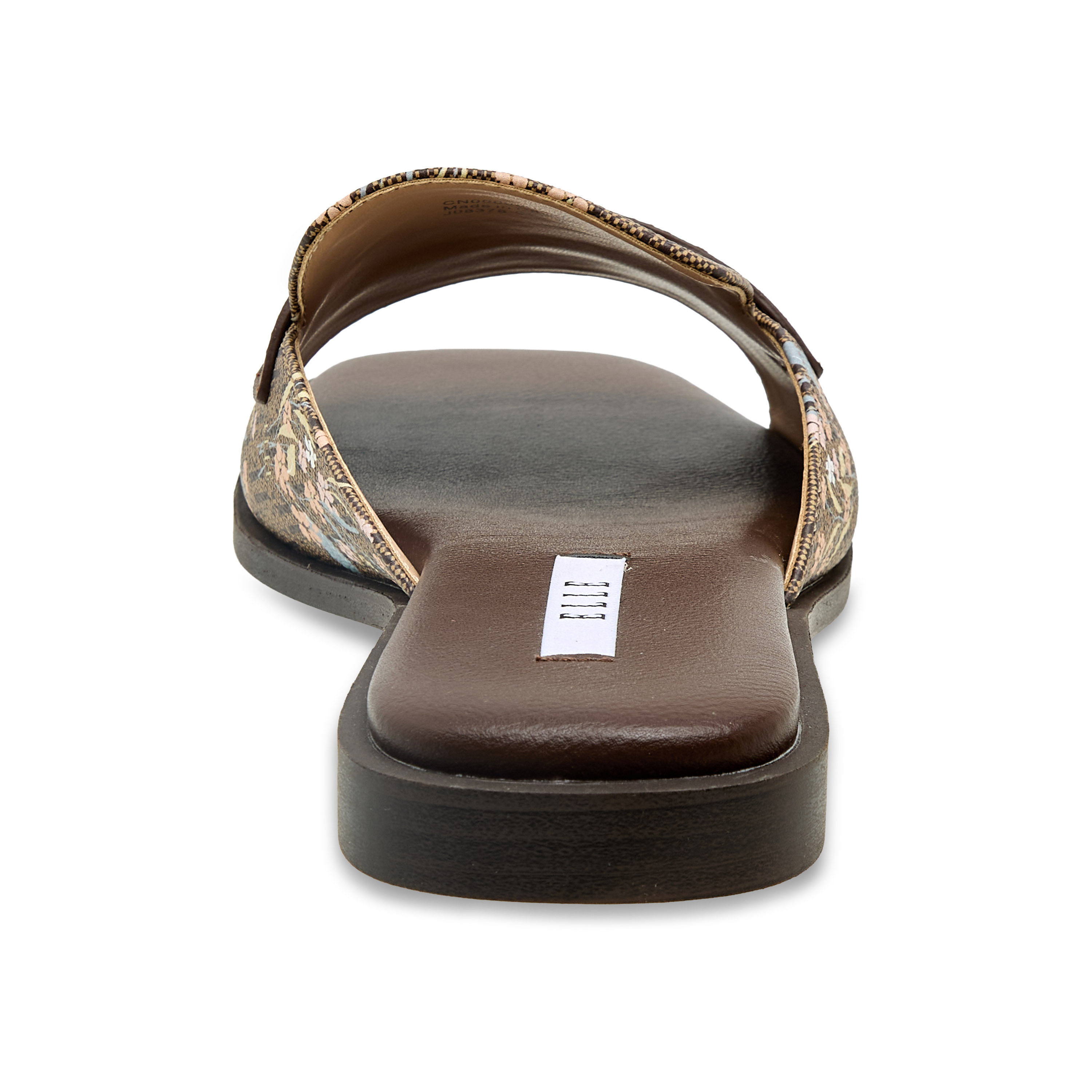 Elle Women Monogram Print Slide Sandals-women-shoes-flats-sandals-image-5
