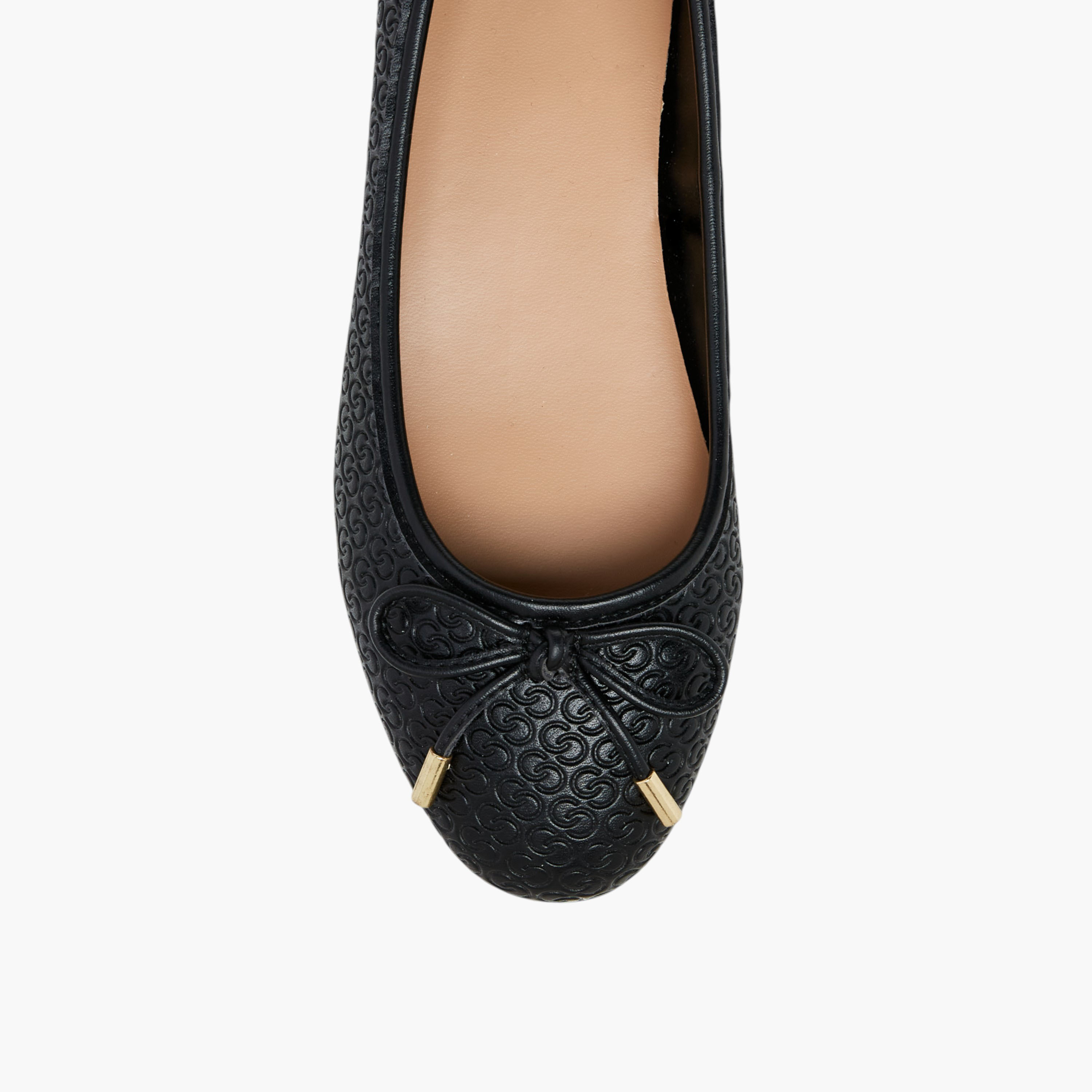 Celeste Women's Monogram Embossed Slip-On Ballerina Shoes-women-shoes-ballerinas-image-4