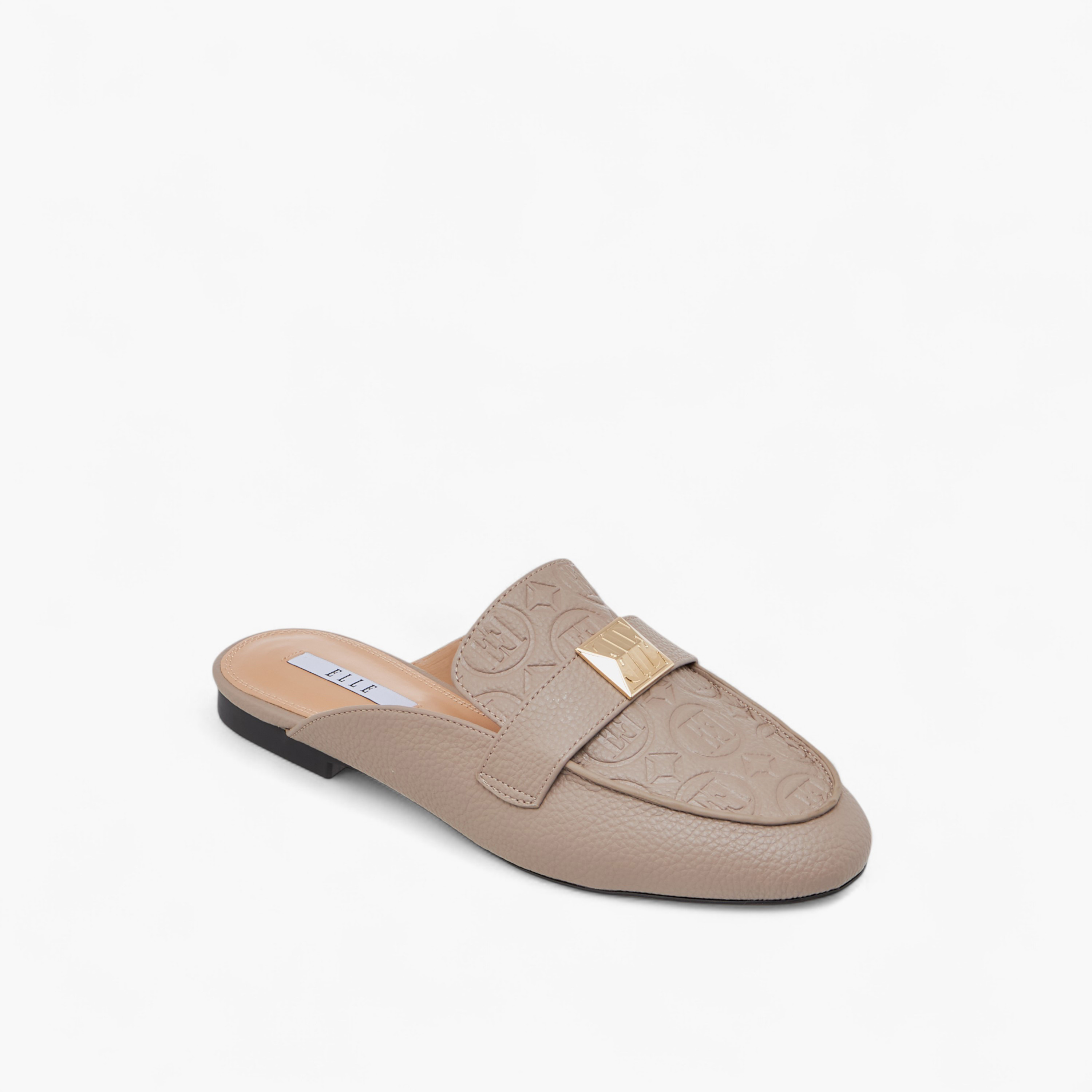حذاء ميول سهل الارتداء بزينة ميتال ونقوش للنساء من إيل-women-shoes-flats-mules-image-7