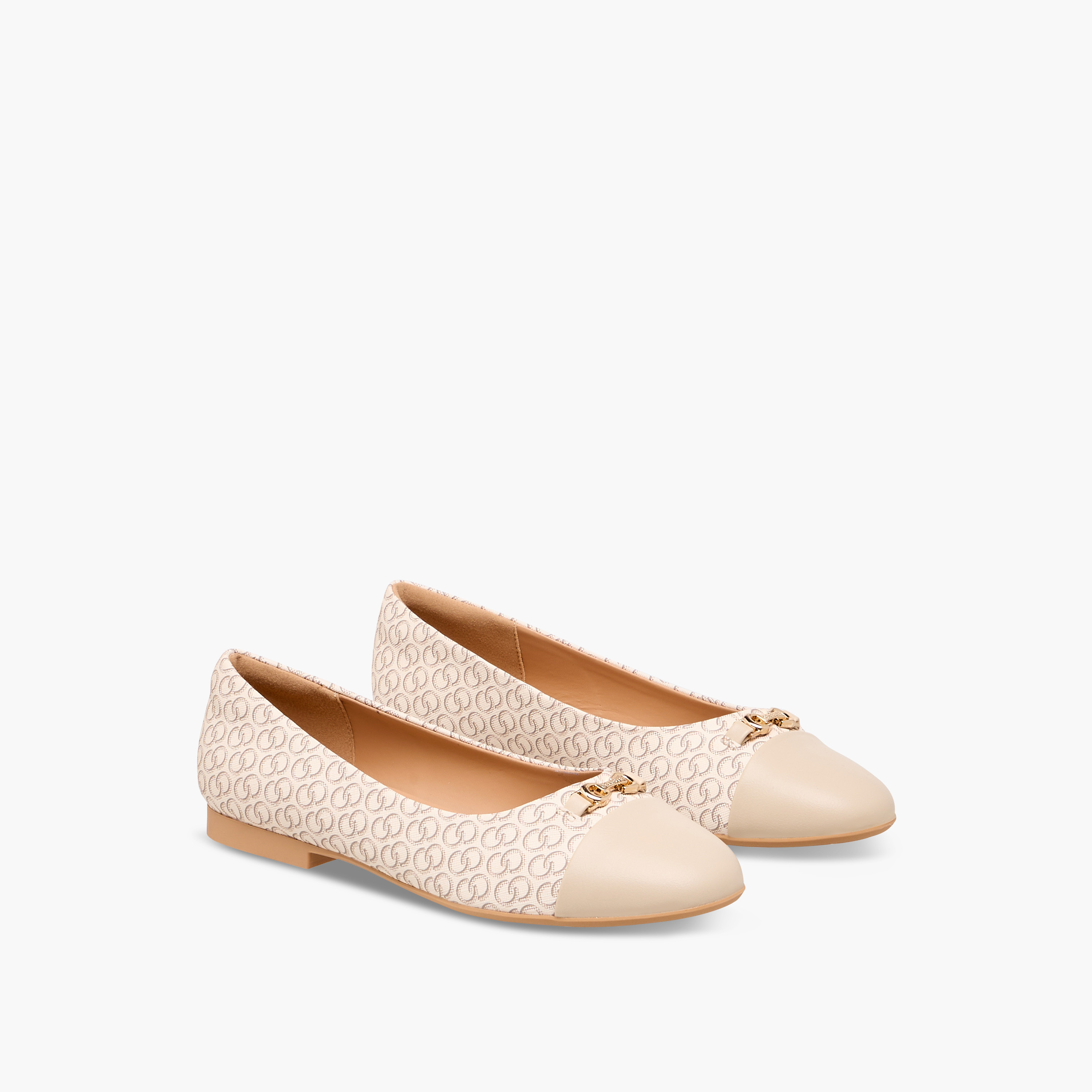 Celeste Women's Monogram Print Slip-On Ballerina Shoes-women-shoes-ballerinas-image-1