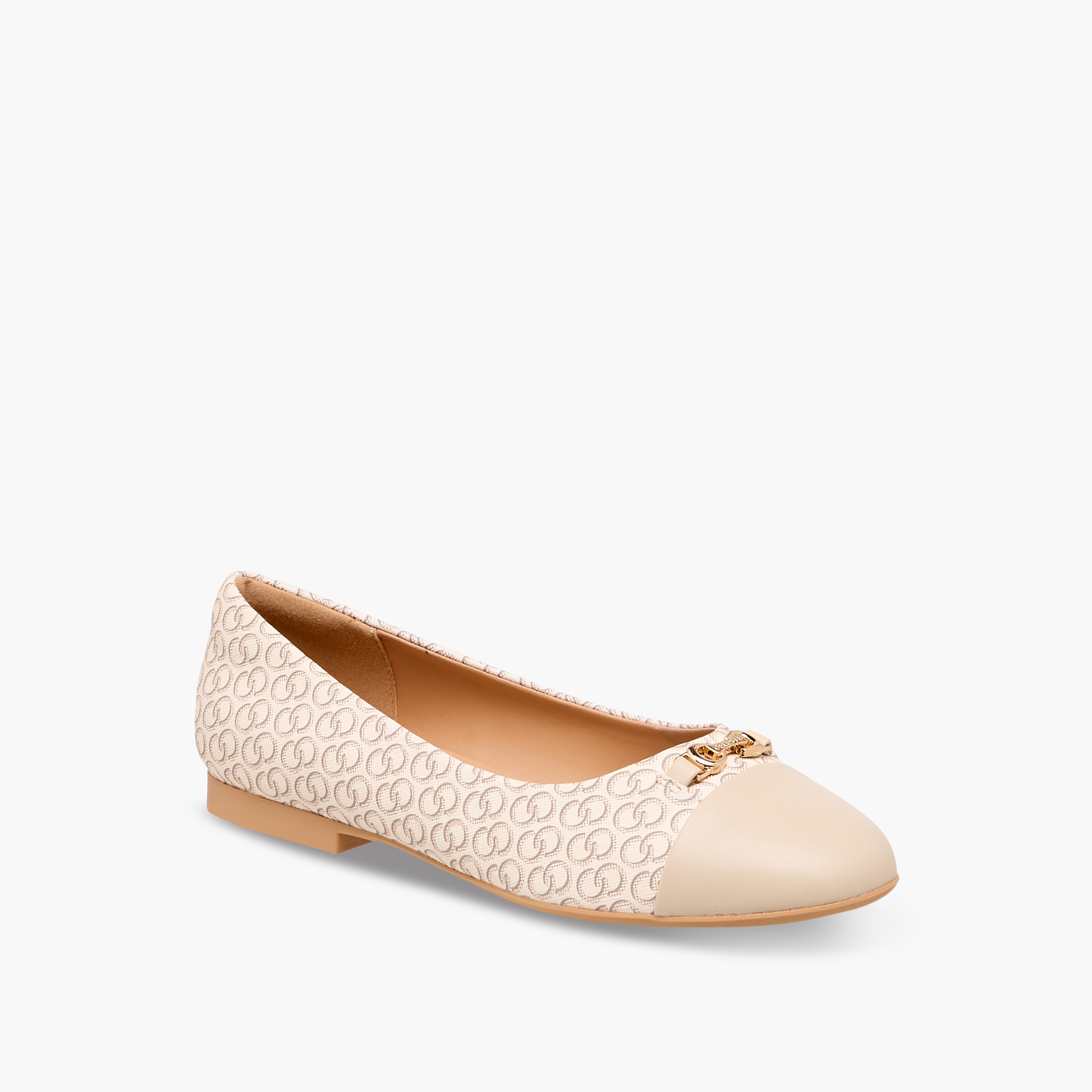 حذاء باليرينا سهل الارتداء بطبعات مونوجرام للنساء من سيليست-women-shoes-ballerinas-image-2