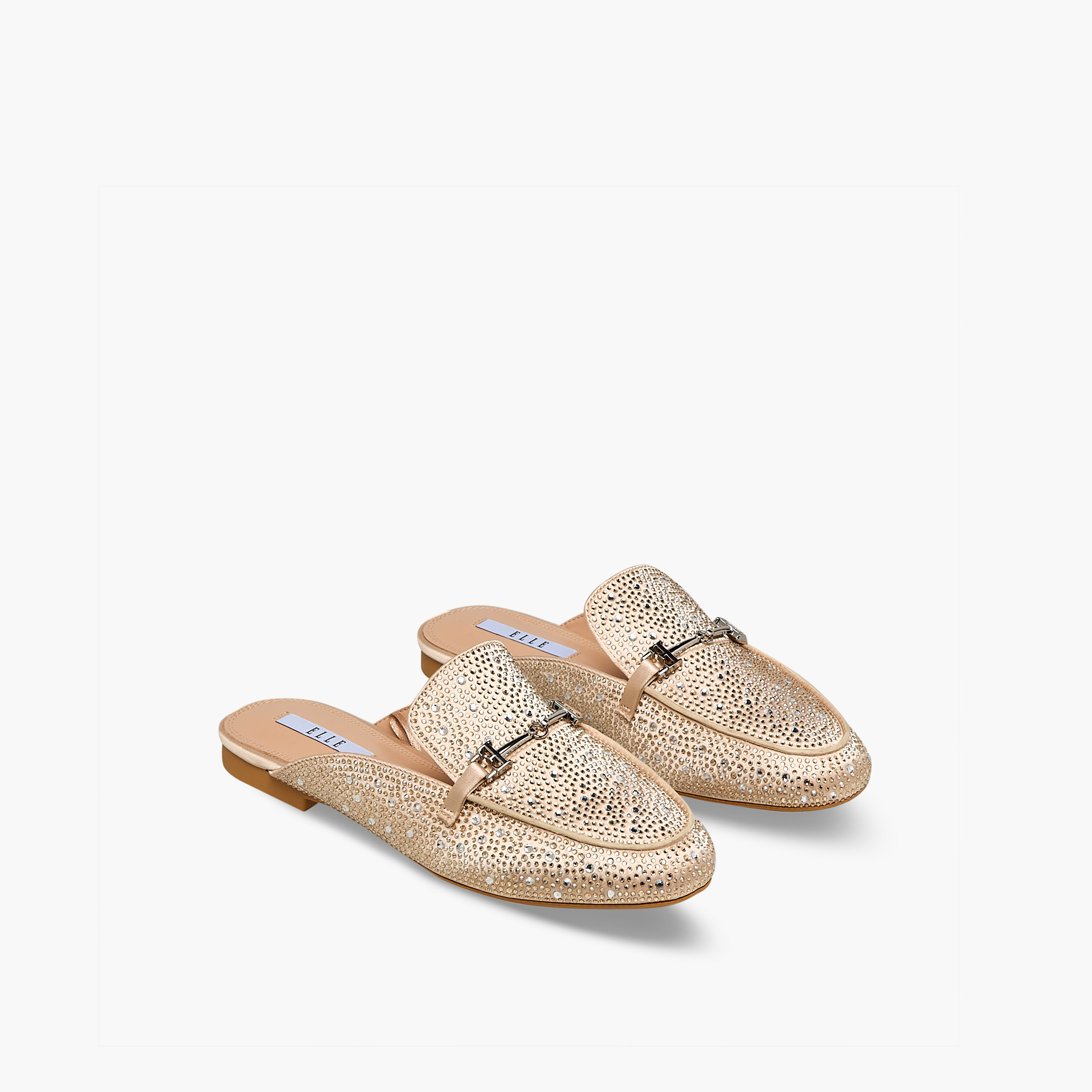 Elle Women Embellished Slip-On Mules-women-shoes-flats-mules-image-1