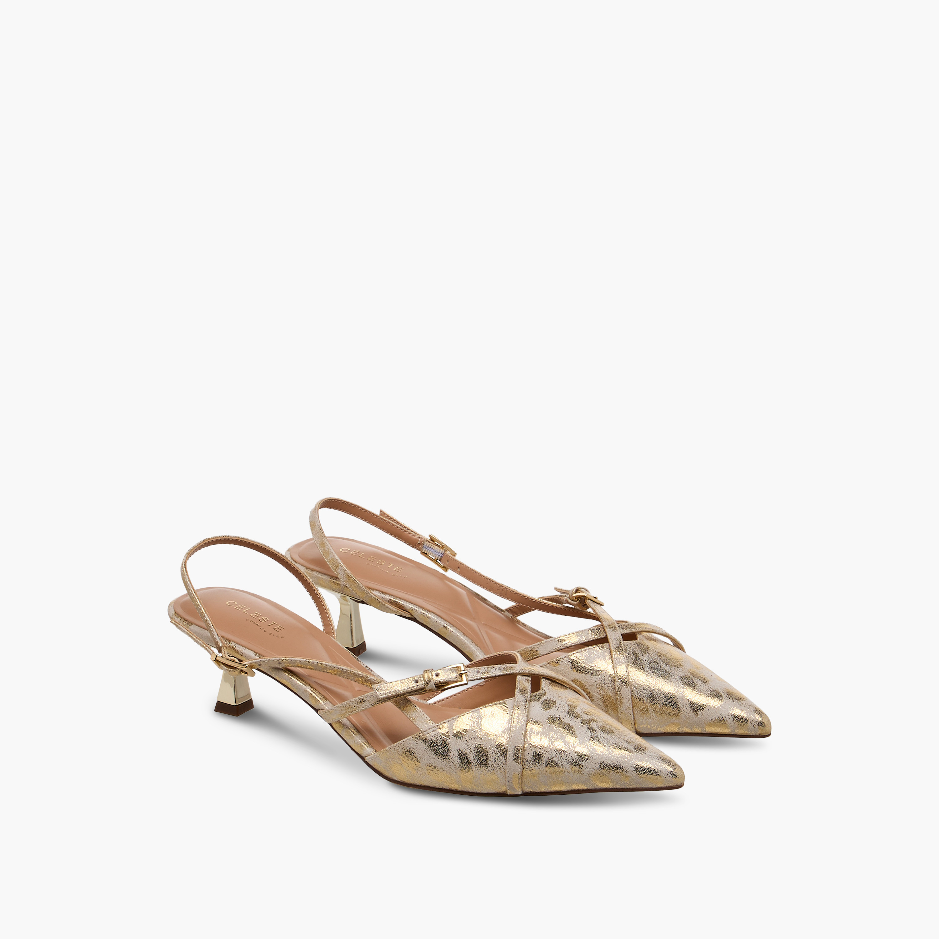 Celeste Women Cross Strap Kitten Heel Shoes-women-shoes-heels-image-1