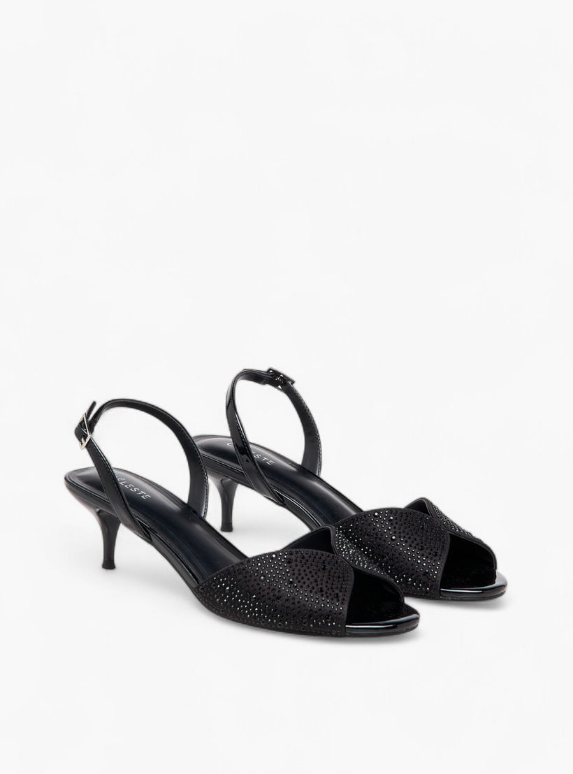 Celeste Women Embellished Kitten Heel Sandals-women-shoes-sandals-heeled-image-1
