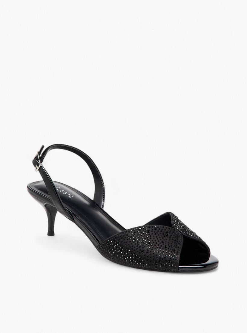 Celeste Women Embellished Kitten Heel Sandals-women-shoes-sandals-heeled-image-2