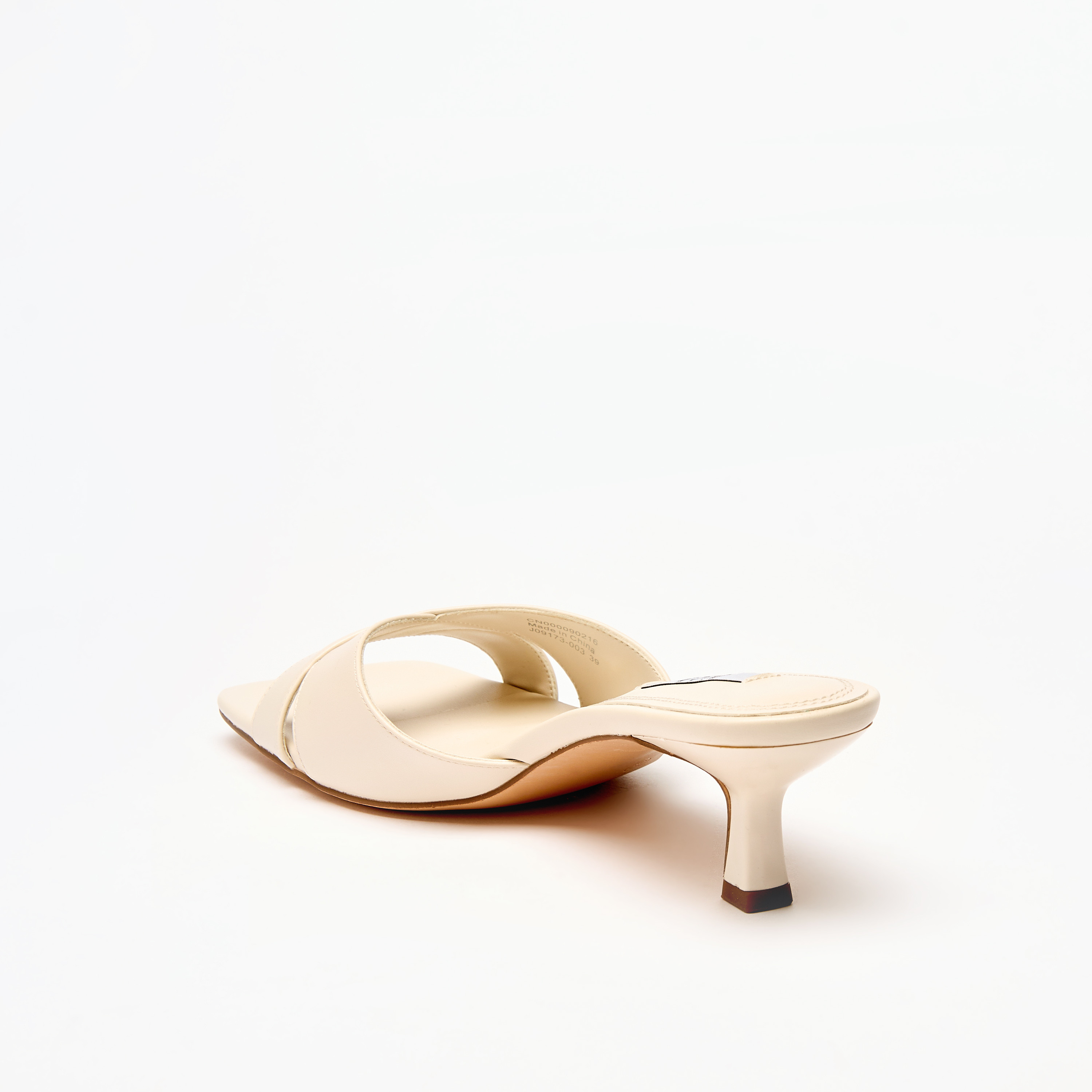 صندل سادة بحزام متقاطع وكعب صغير للنساء من إيل-women-shoes-sandals-heeled-image-2