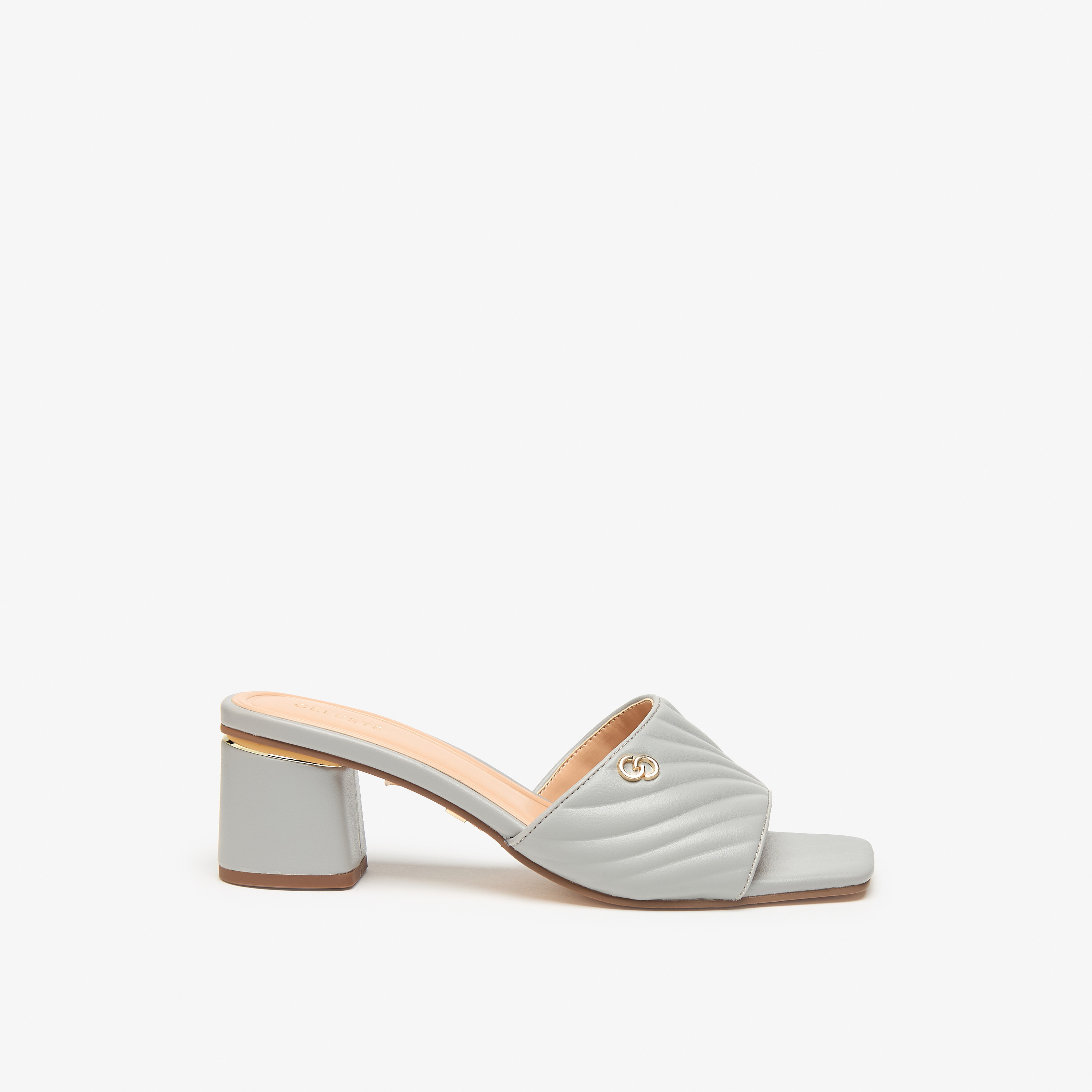 Celeste Women's Quilted Slip-On Sandals with Block Heel-women-shoes-sandals-heeled-image-8