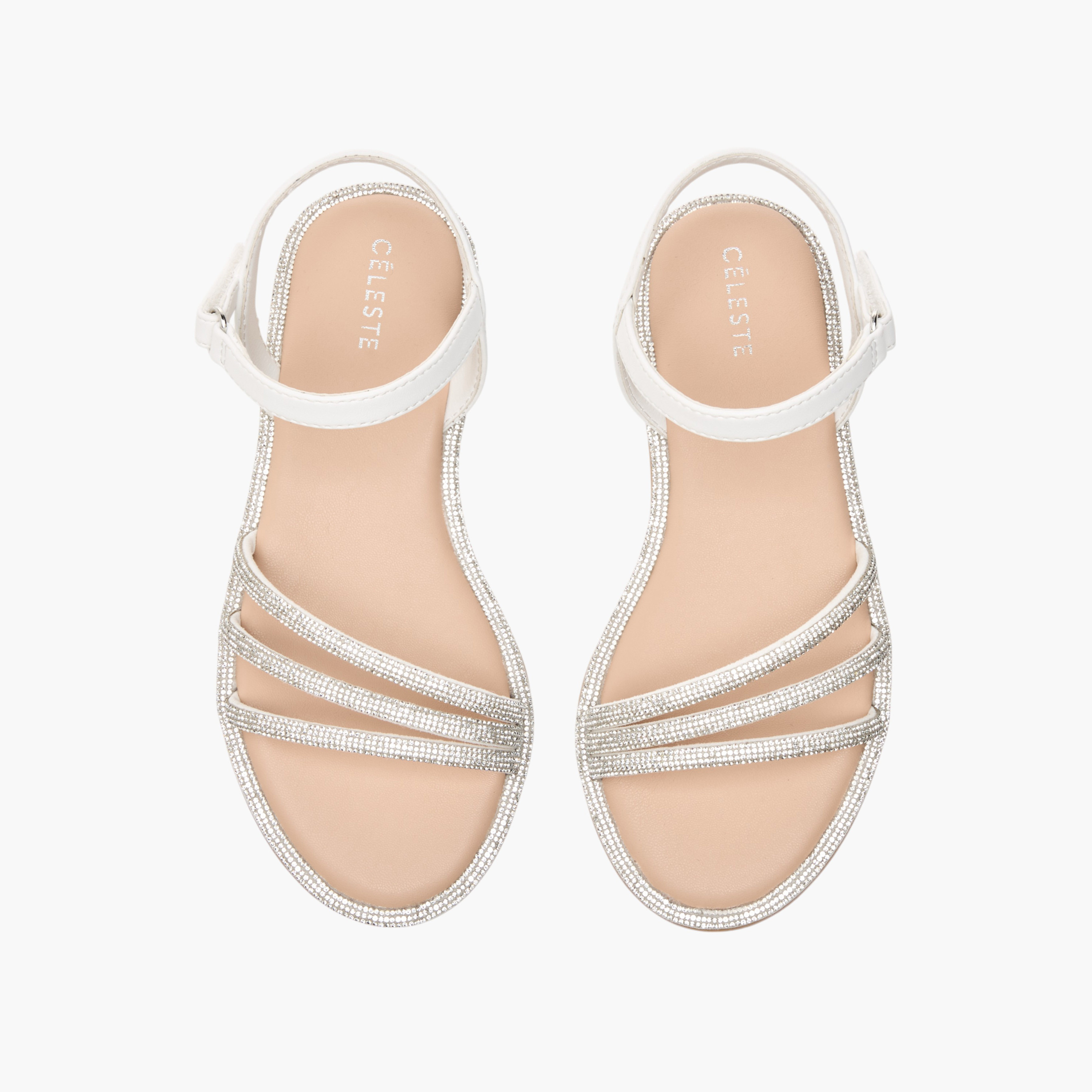 صندل مزين بحزام وشريط إغلاق للفتيات من سيليست-girls-shoes-sandals-image-1