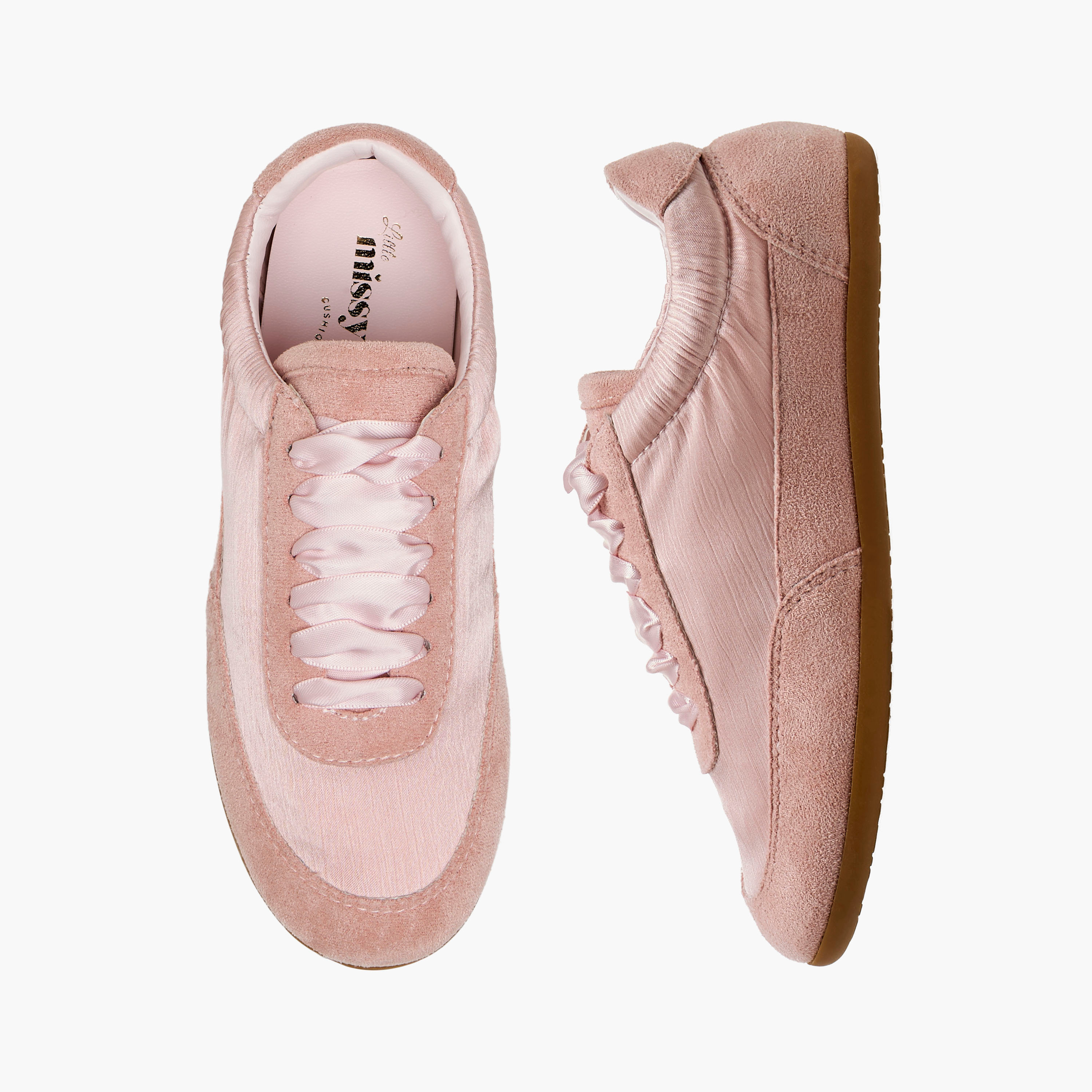 Little Missy Girls Lace-Up Sneakers-girls-shoes-sneakers-image-1