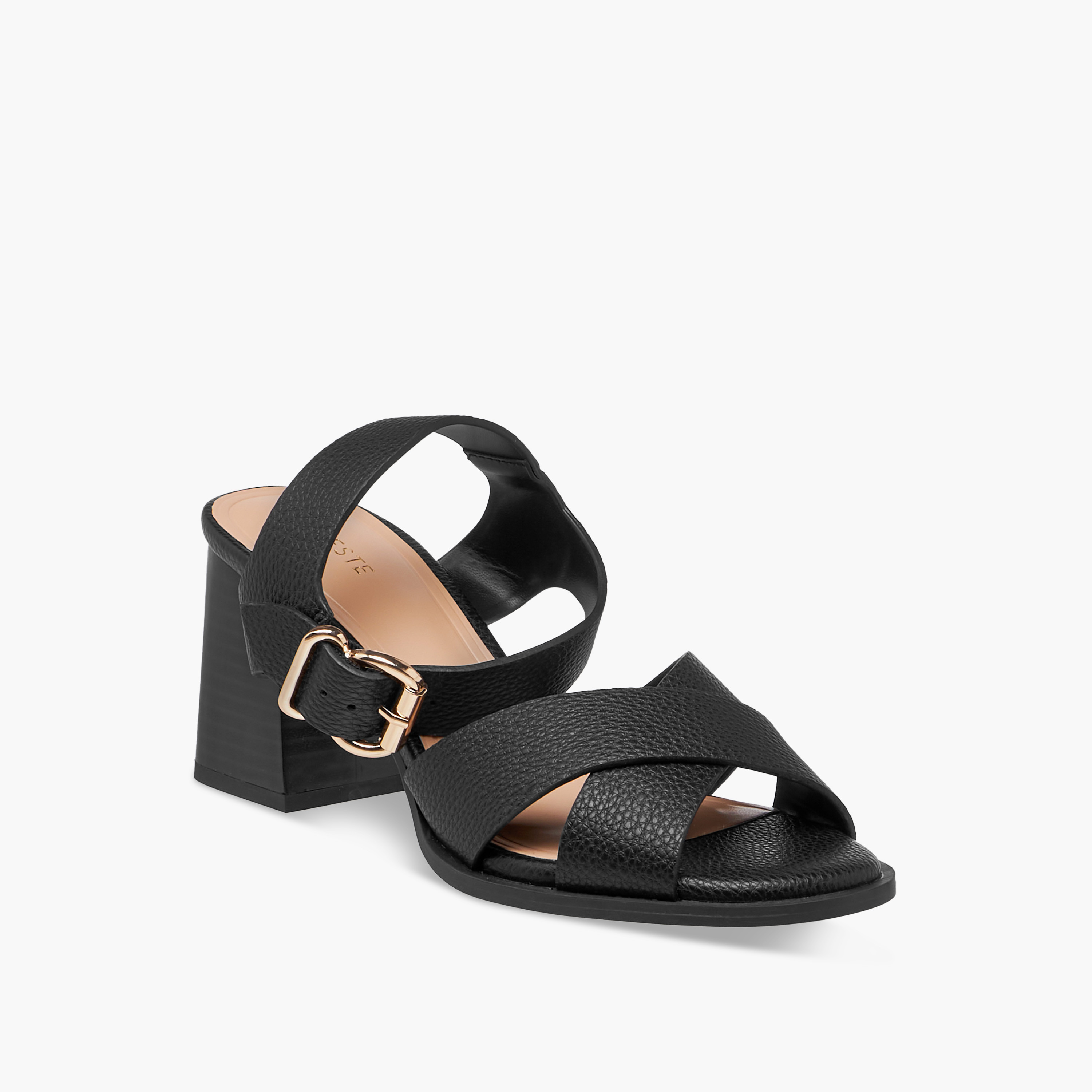 Celeste Women's Strappy Sandals with Block Heels and Buckle Closure-women-shoes-sandals-heeled-image-7