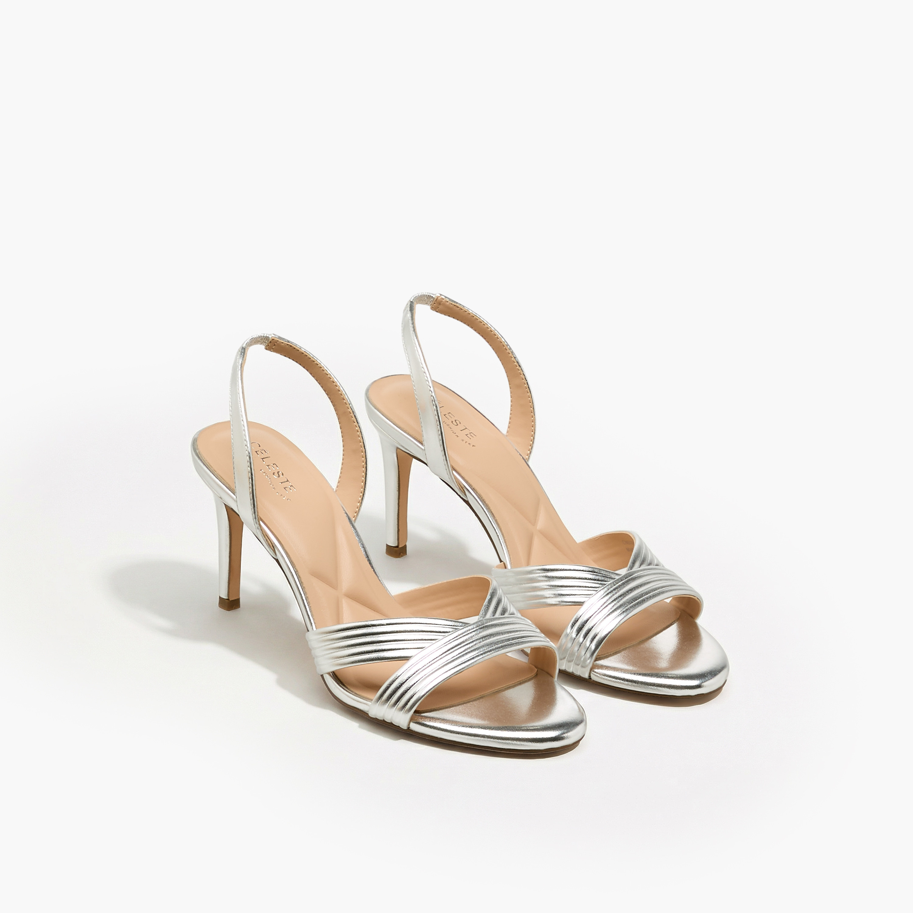 صندل بارز الملمس بكعب ستيليتو للنساء من سيليست-women-shoes-sandals-heeled-image-1